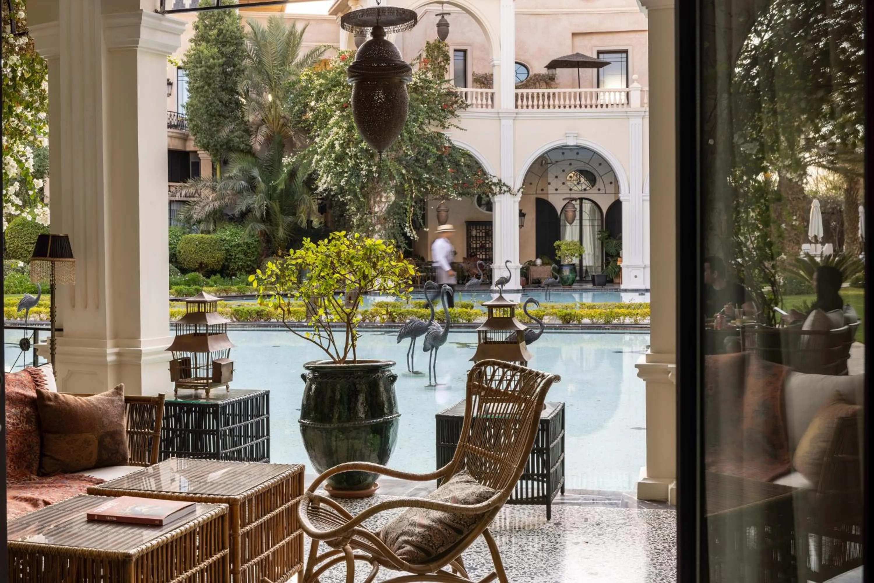 Patio in Palais Ronsard Relais & Chateaux