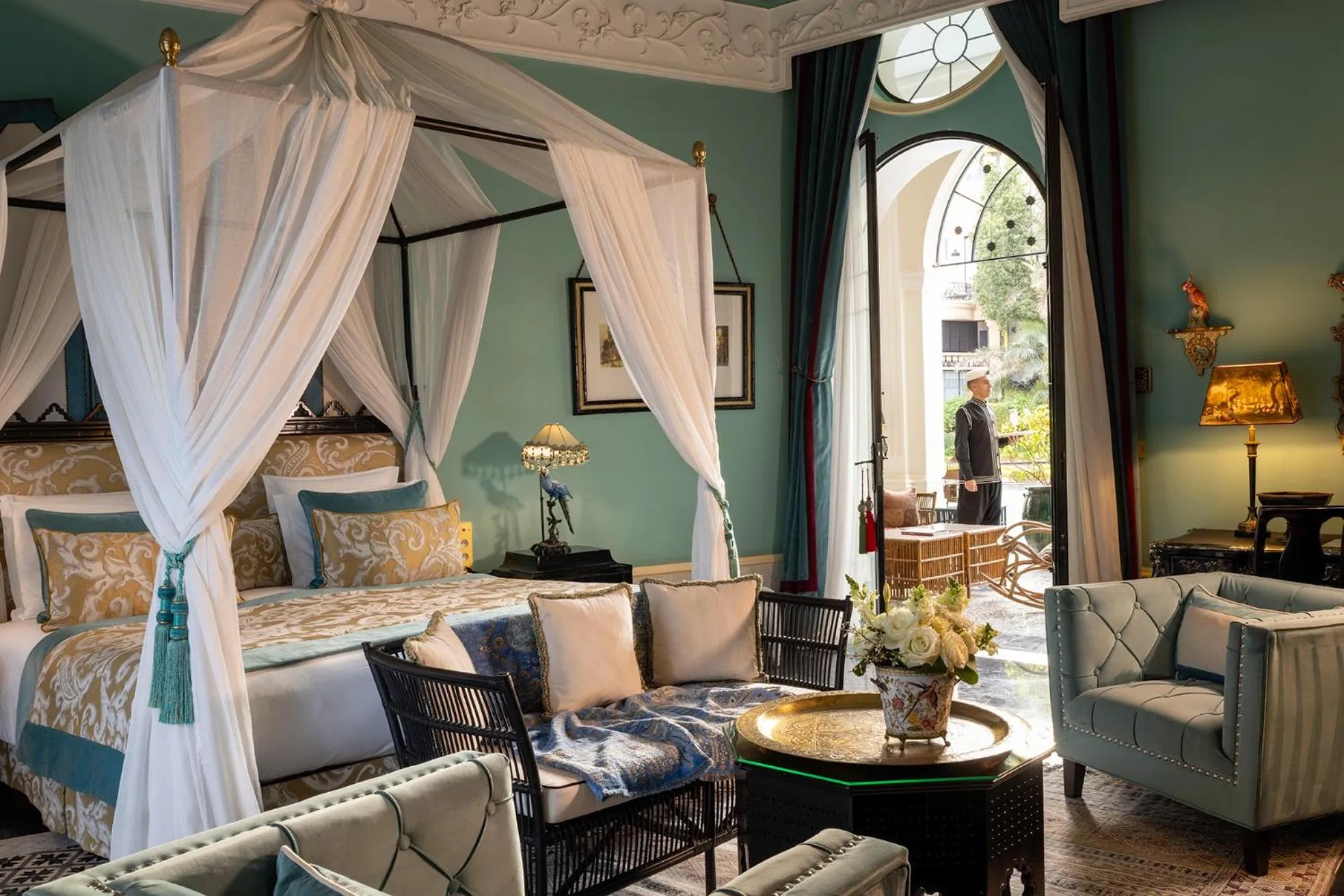 Bedroom in Palais Ronsard Relais & Chateaux