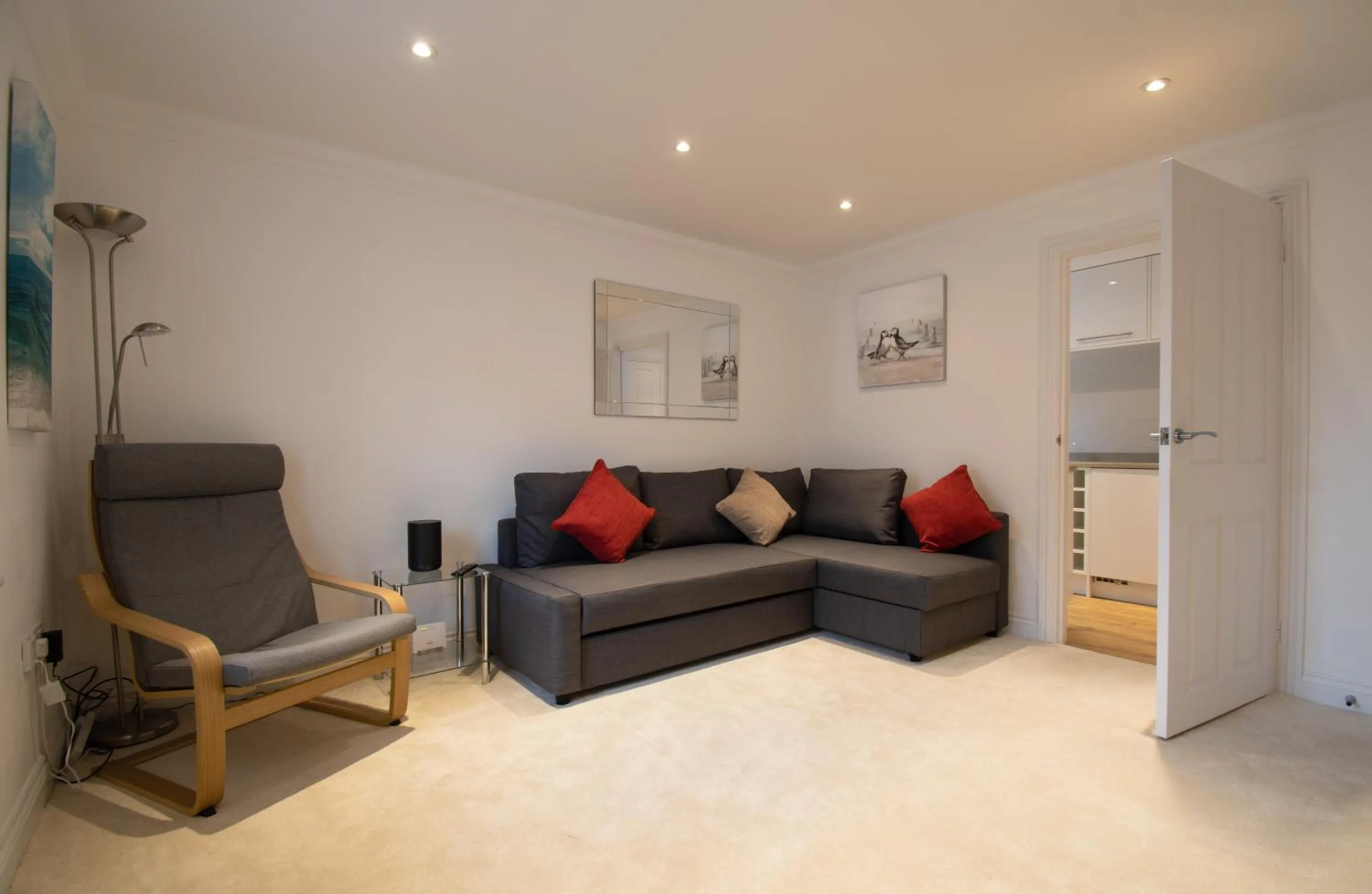 Living room in Wakeford Cottage