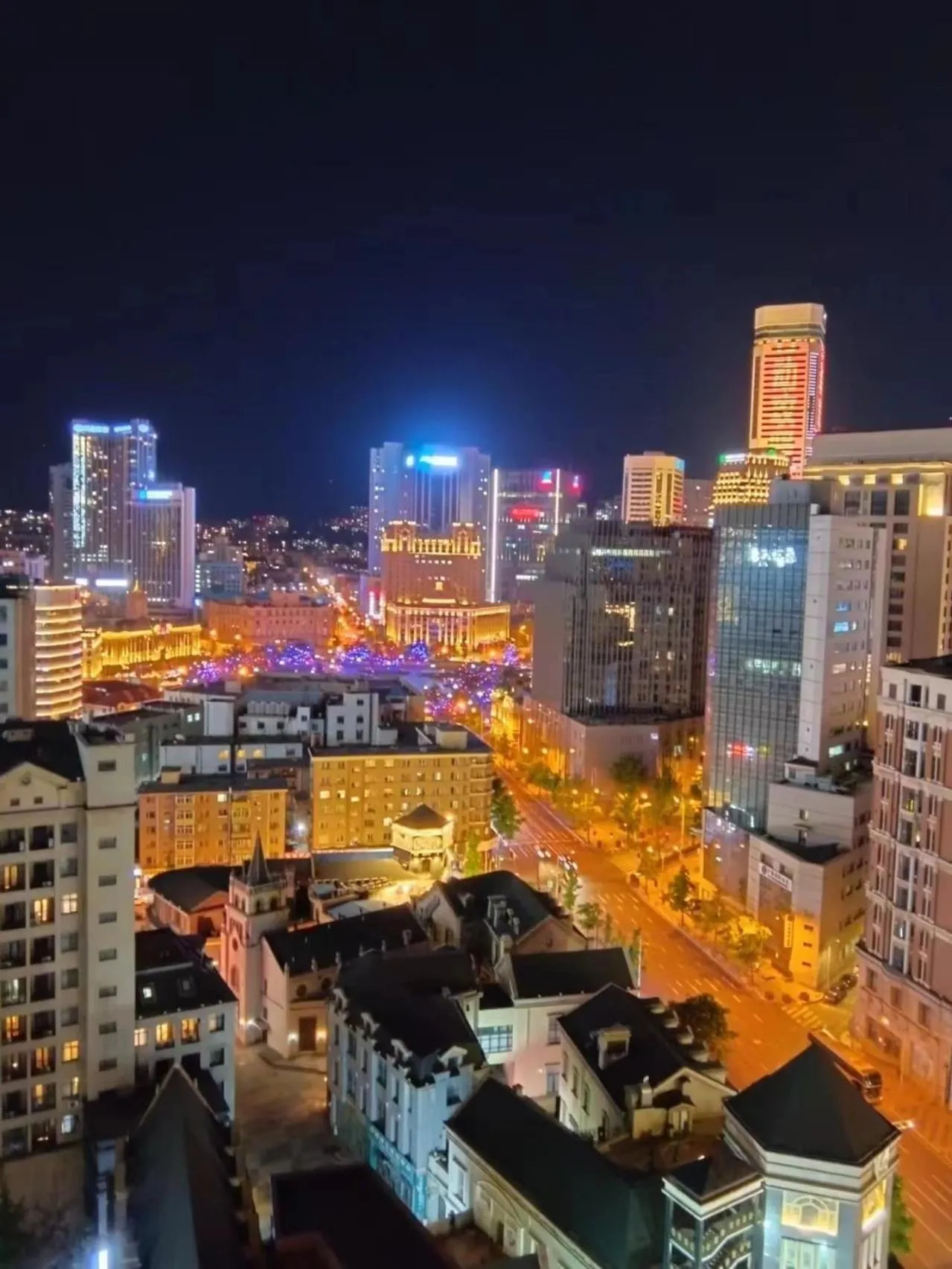 City view in Dalian Xiuzhu Mansion Apartment