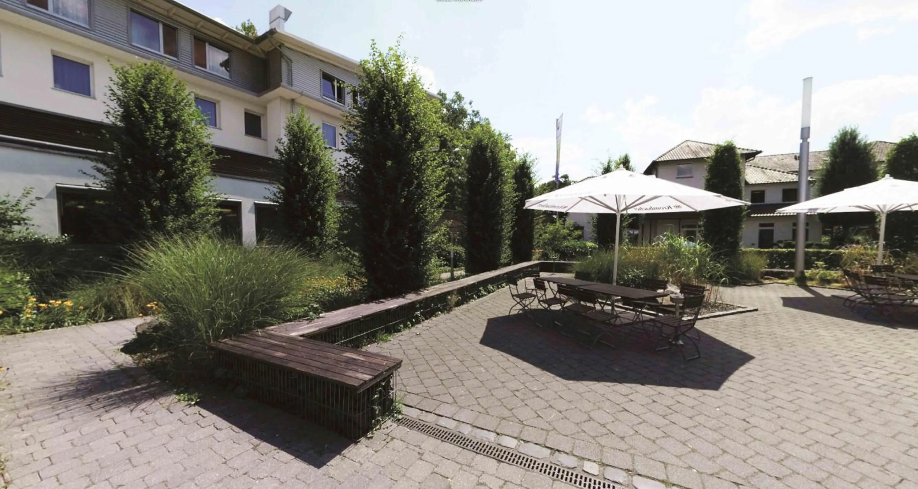 Patio in Gästehaus DEULA