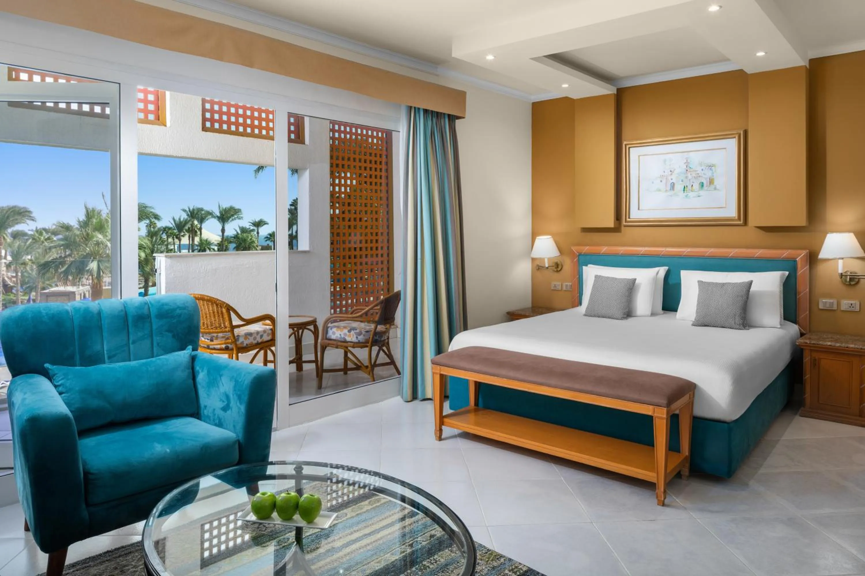 Bed in Pickalbatros Golf Beach Resort - All Inclusive