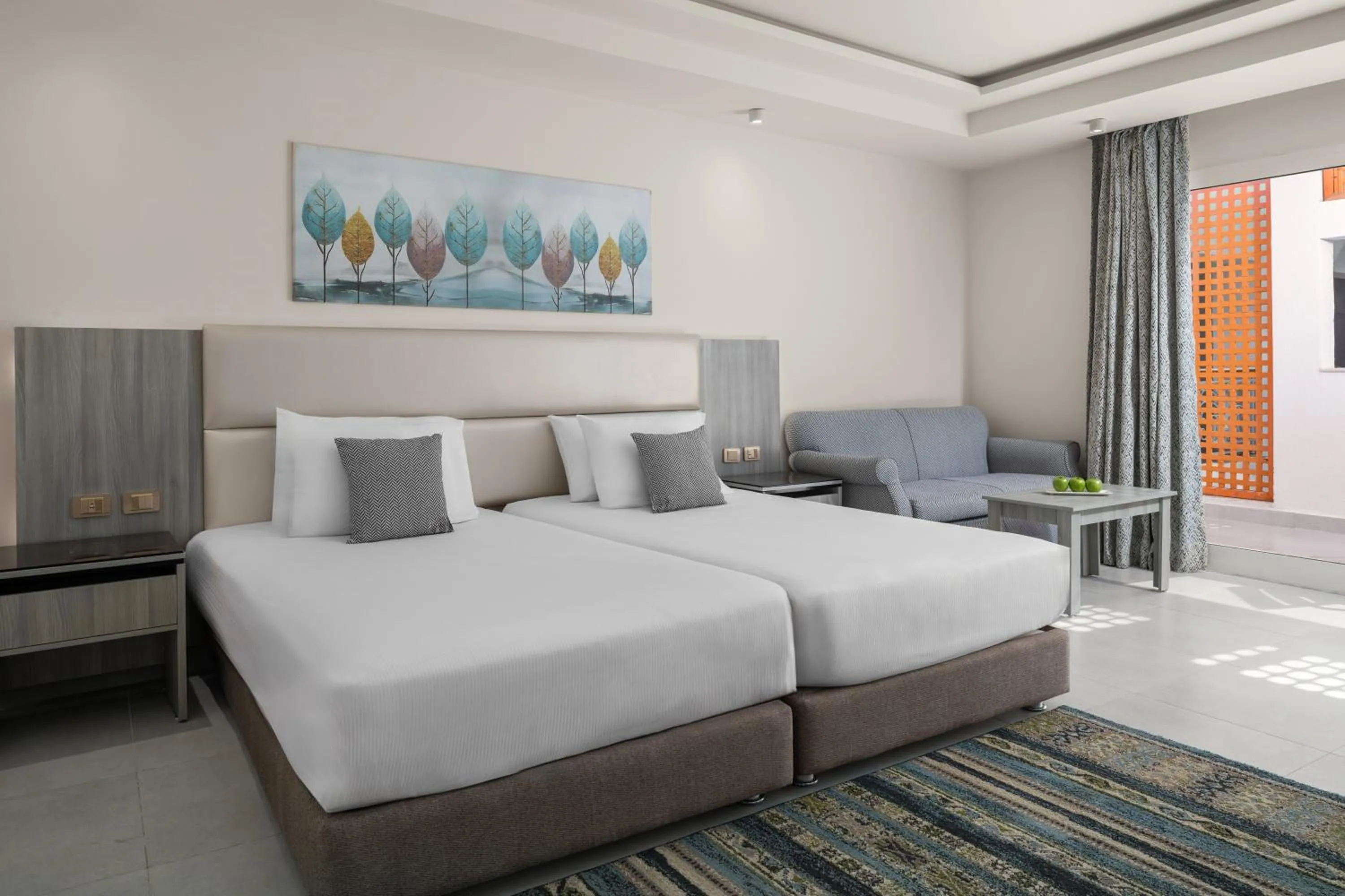 Bed in Pickalbatros Golf Beach Resort - All Inclusive