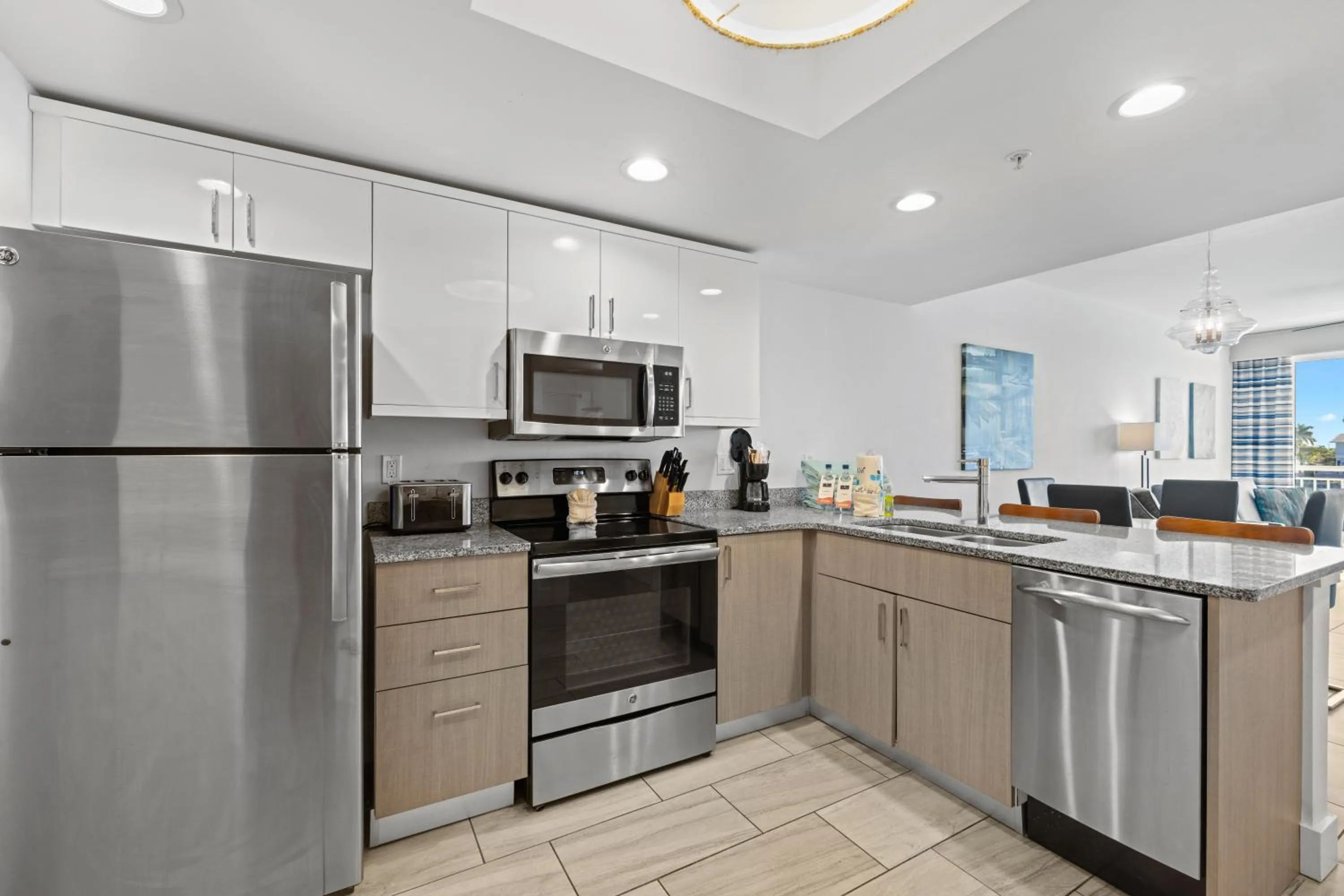 Kitchen or kitchenette in Provident Oceana Beachfront Suites