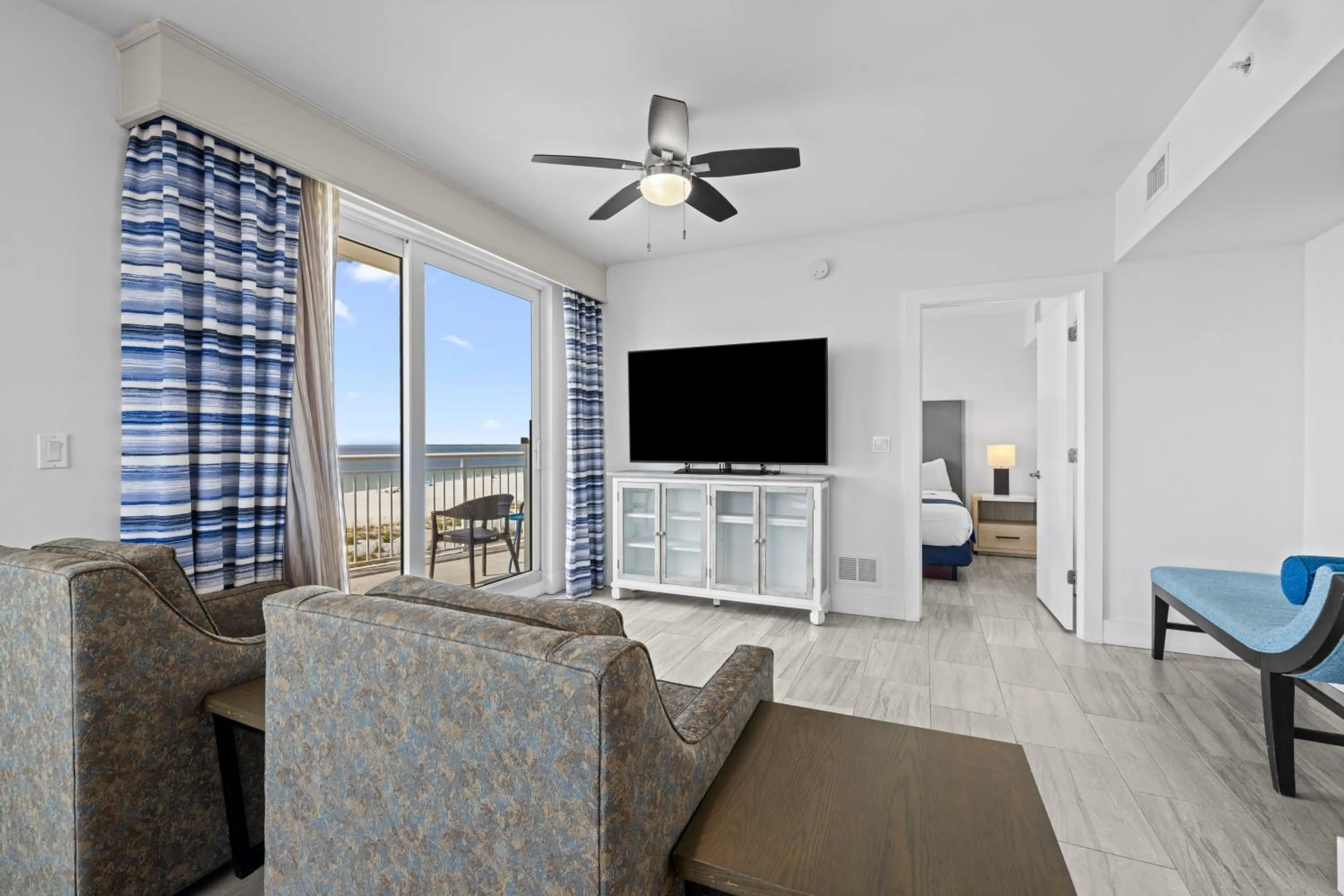 Living room in Provident Oceana Beachfront Suites