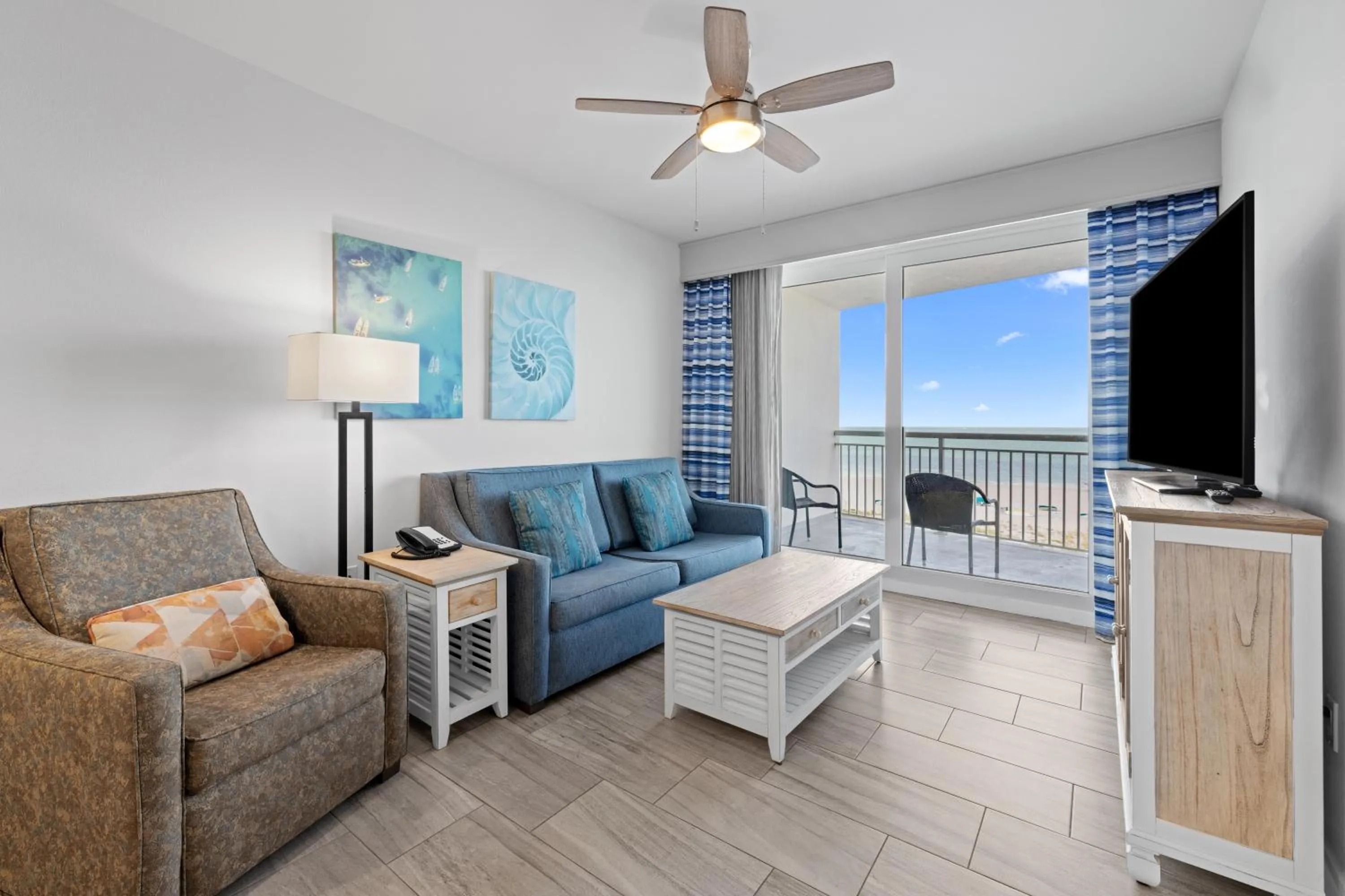 Living room in Provident Oceana Beachfront Suites
