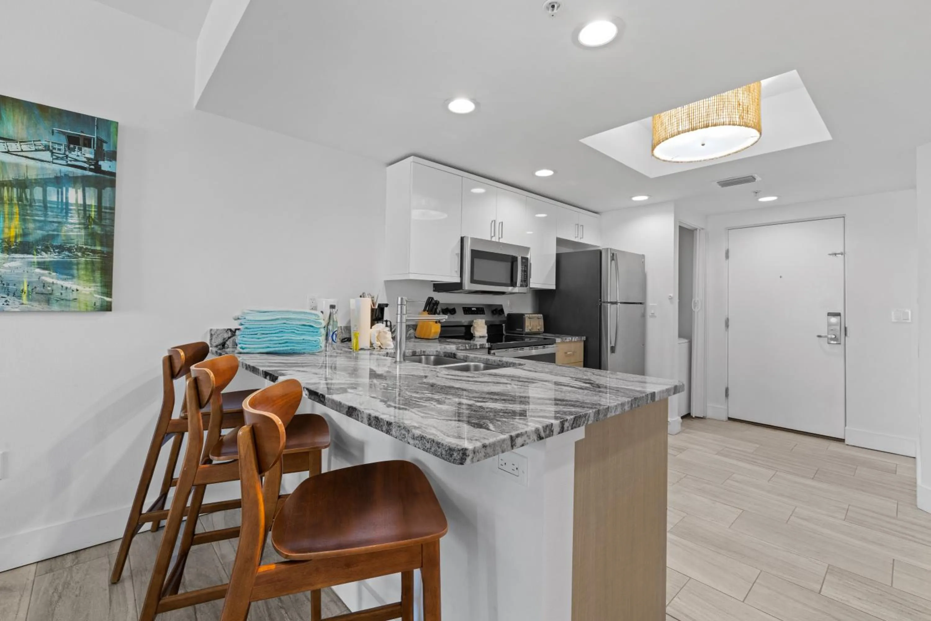 Kitchen or kitchenette in Provident Oceana Beachfront Suites