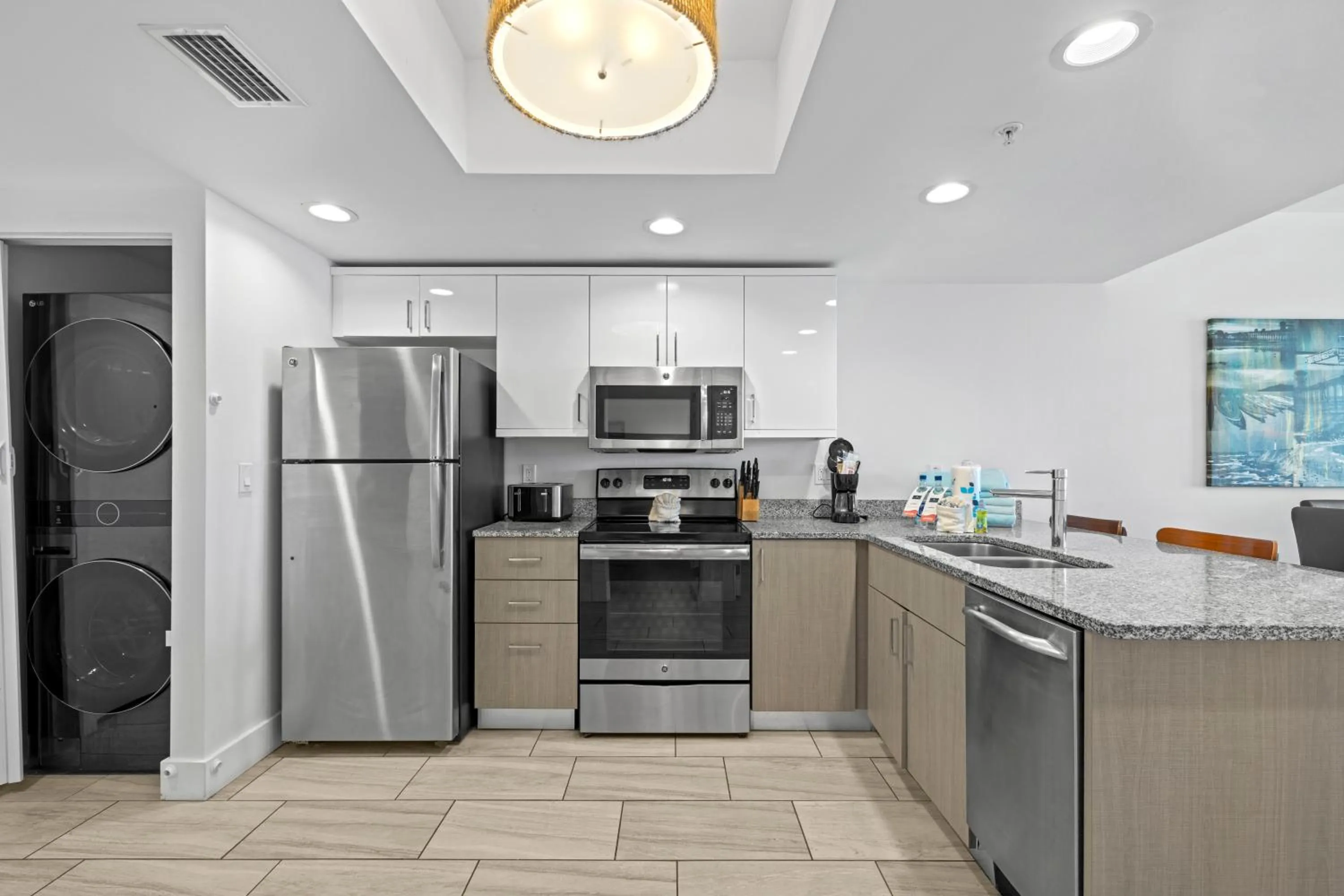 Kitchen or kitchenette in Provident Oceana Beachfront Suites