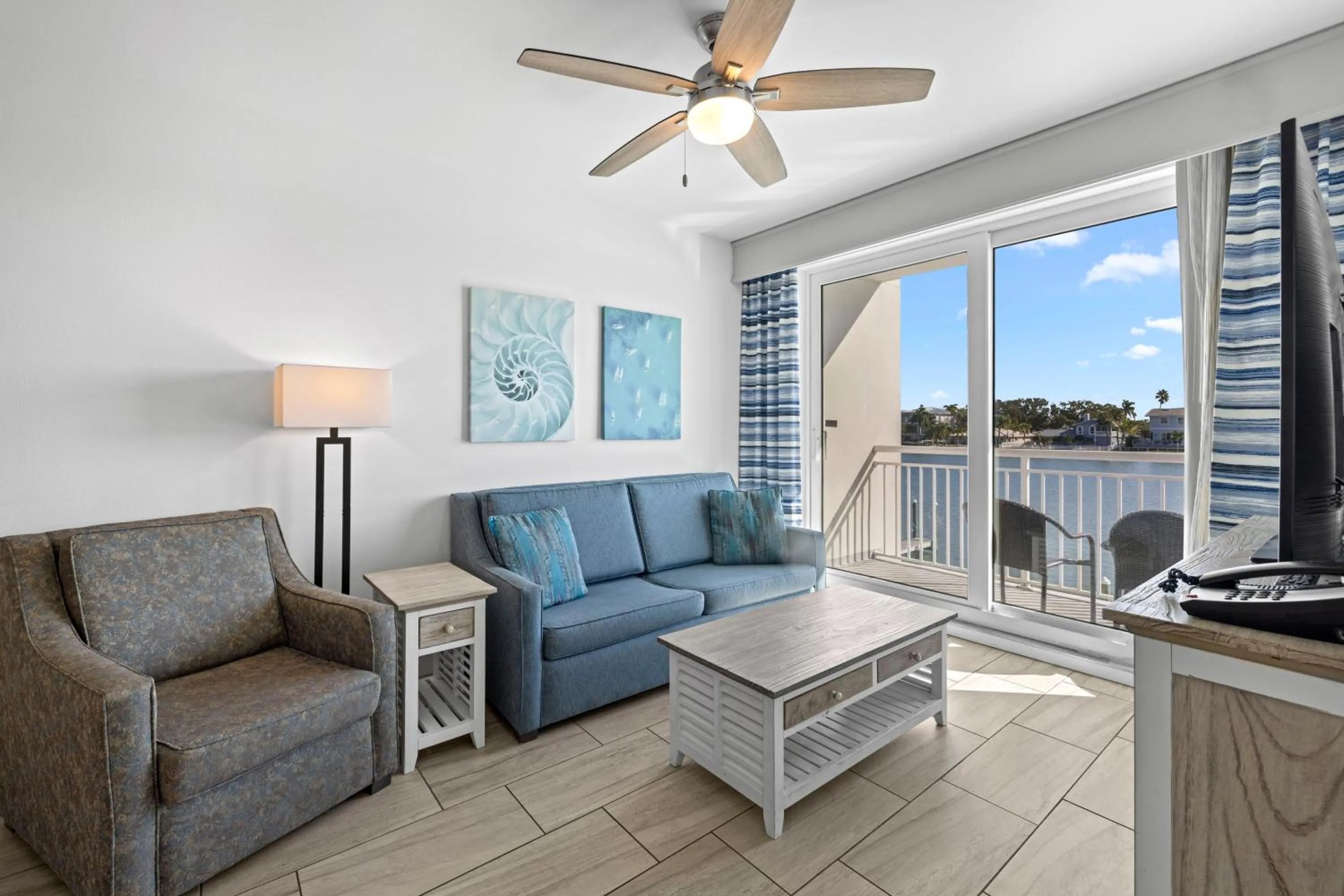 Living room in Provident Oceana Beachfront Suites