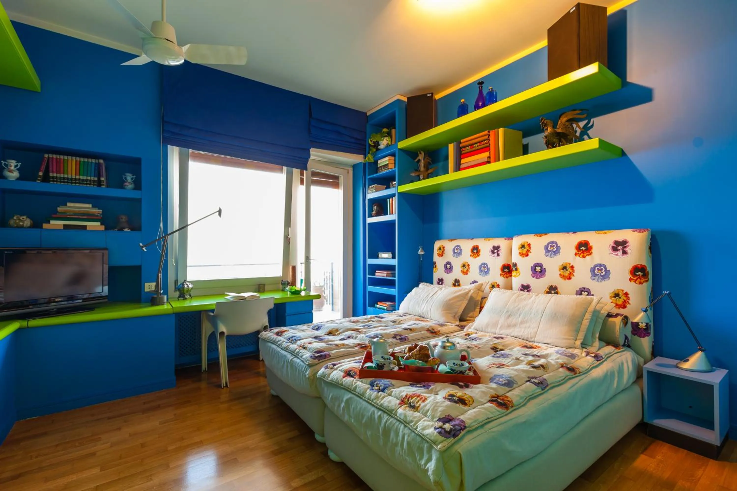 Bedroom, Bed in O-House Posillipo by Napoliapartments