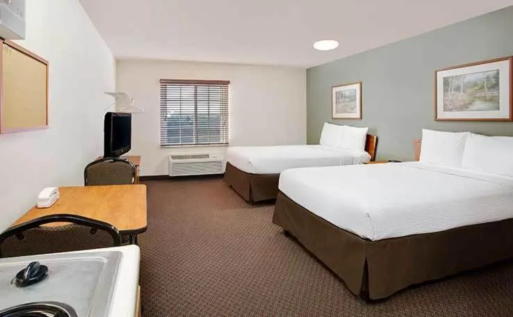 Photo of the whole room, Bed in WoodSpring Suites Holland - Grand Rapids