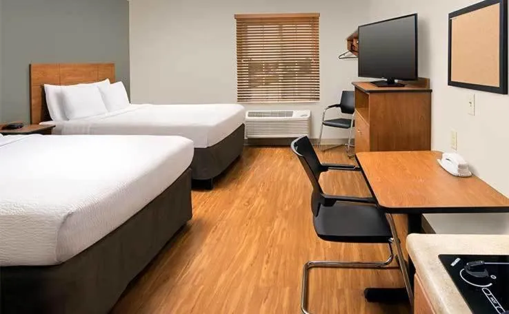 Photo of the whole room, Bed in WoodSpring Suites Holland - Grand Rapids