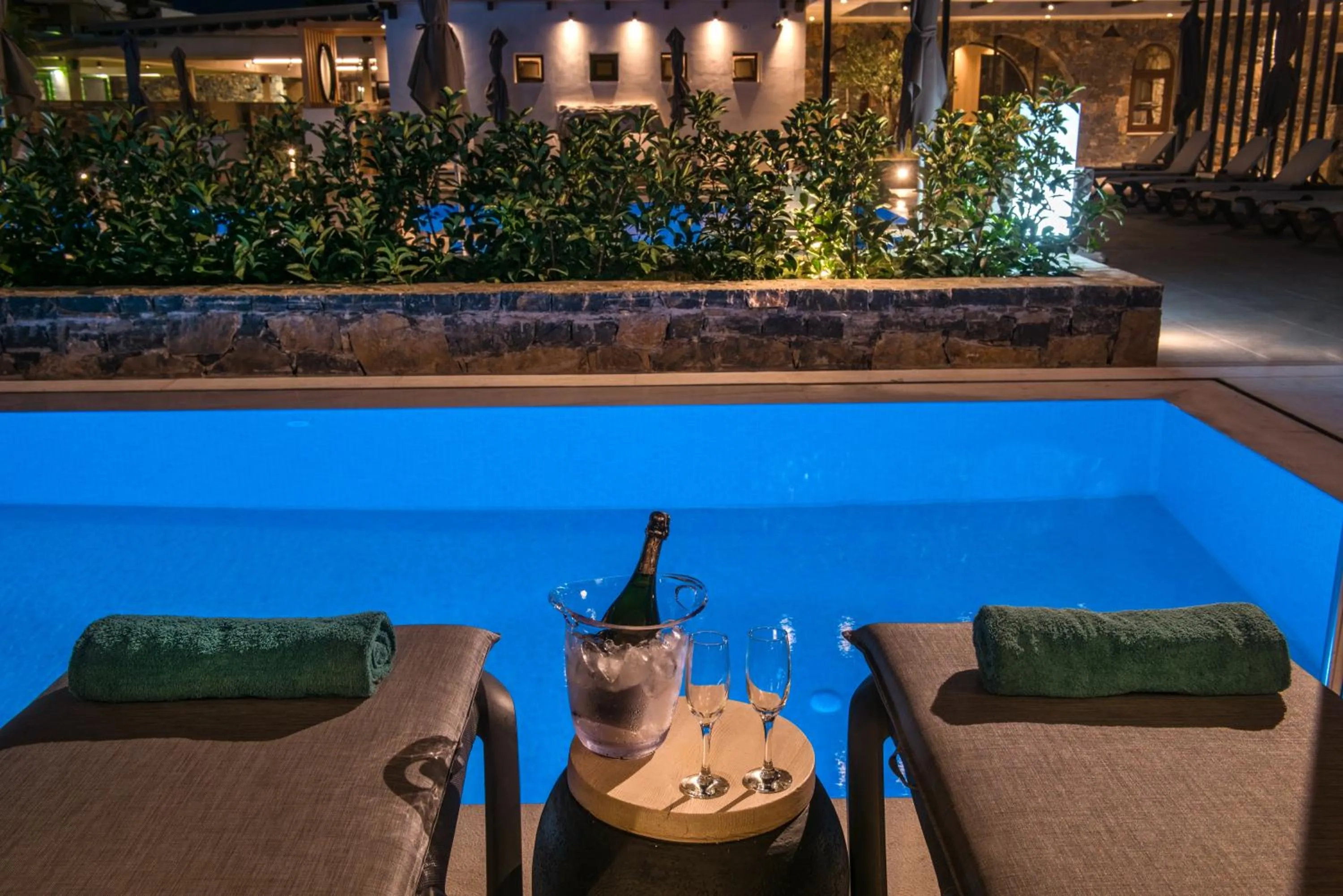 Pool view in Petousis Hotel & Suites