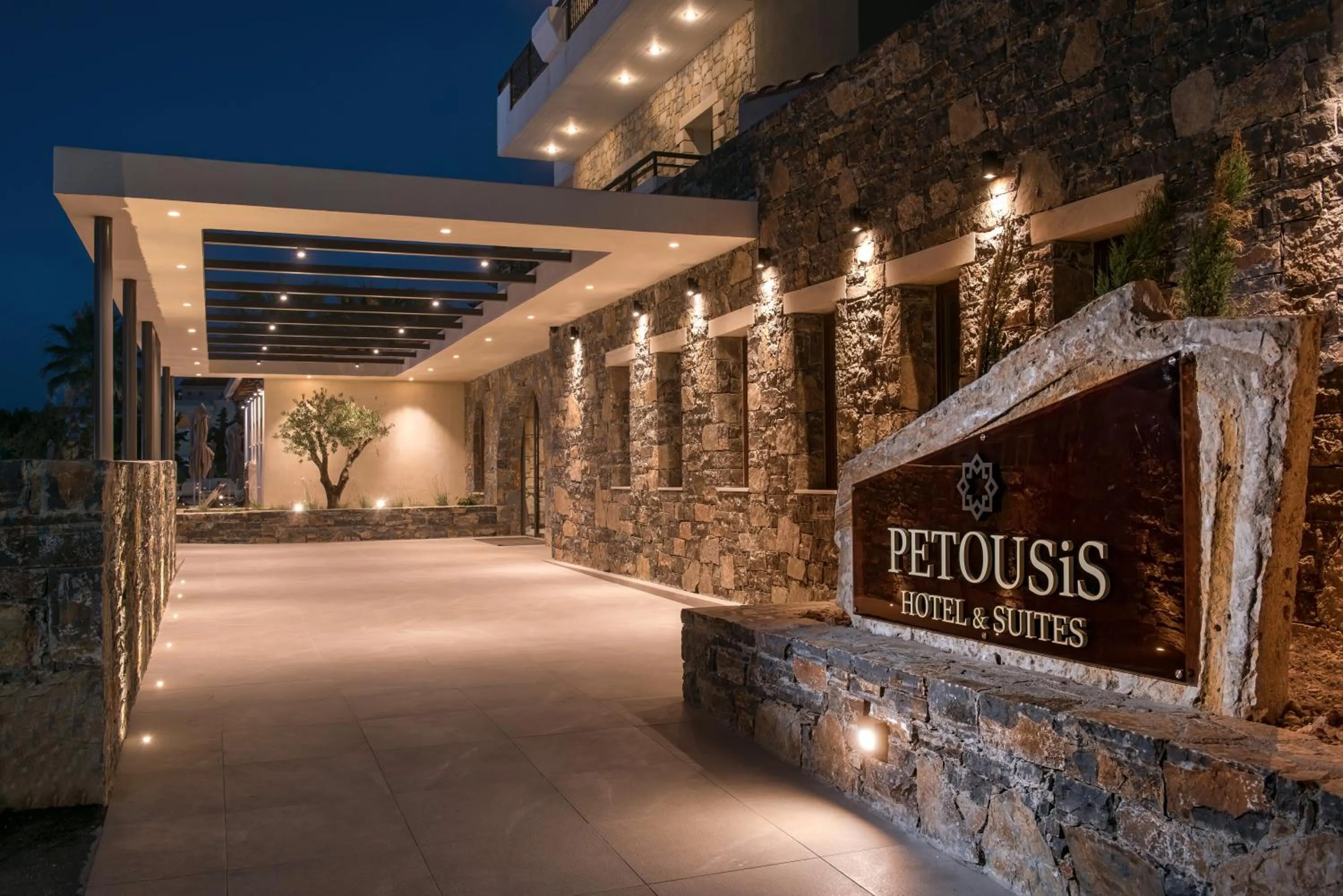Facade/entrance in Petousis Hotel & Suites