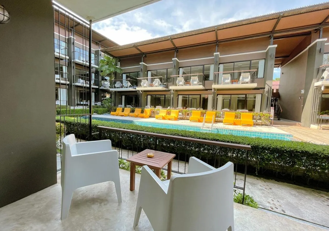 Seating area in La Lune Beach Resort