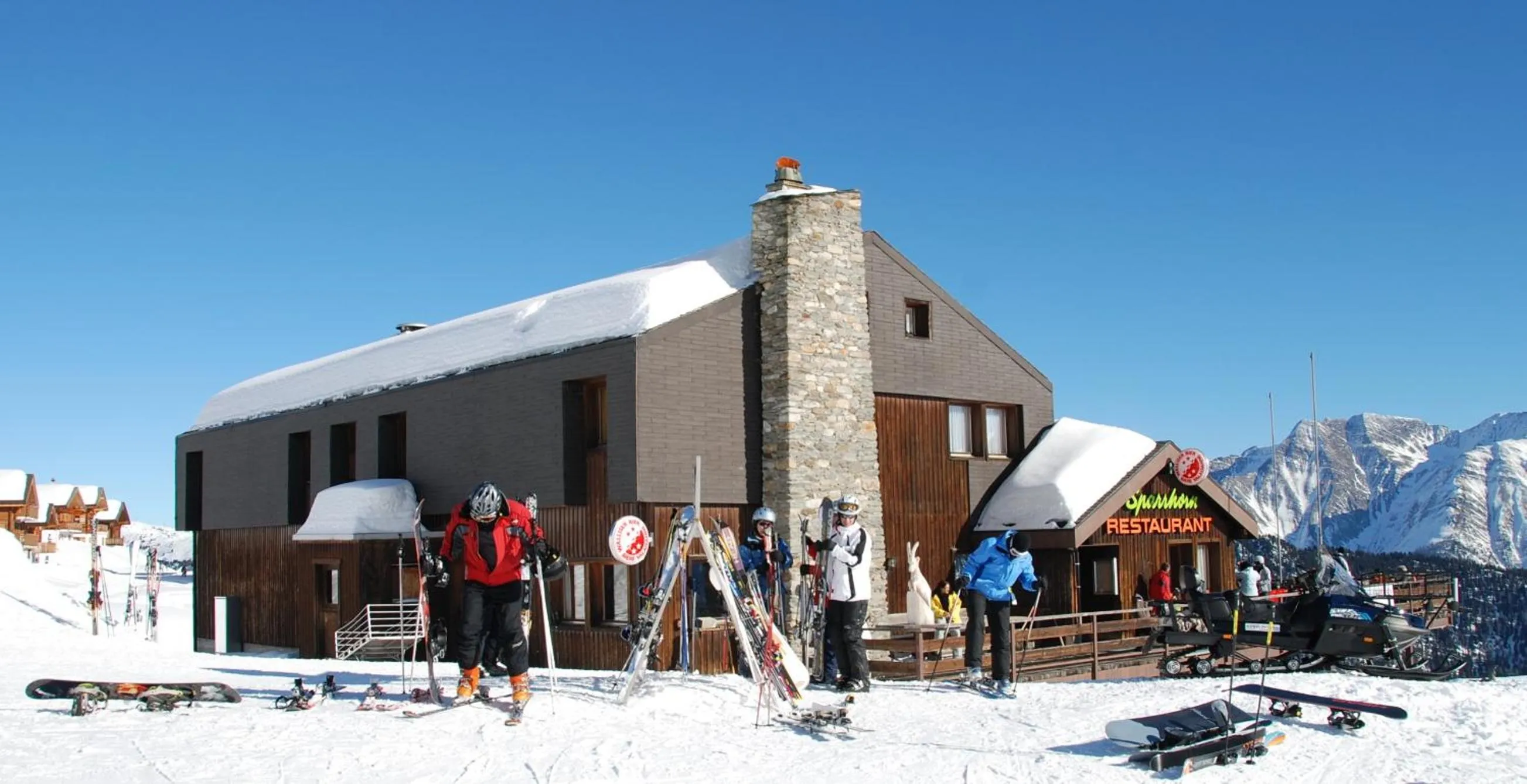Facade/entrance in Hotel Sparrhorn