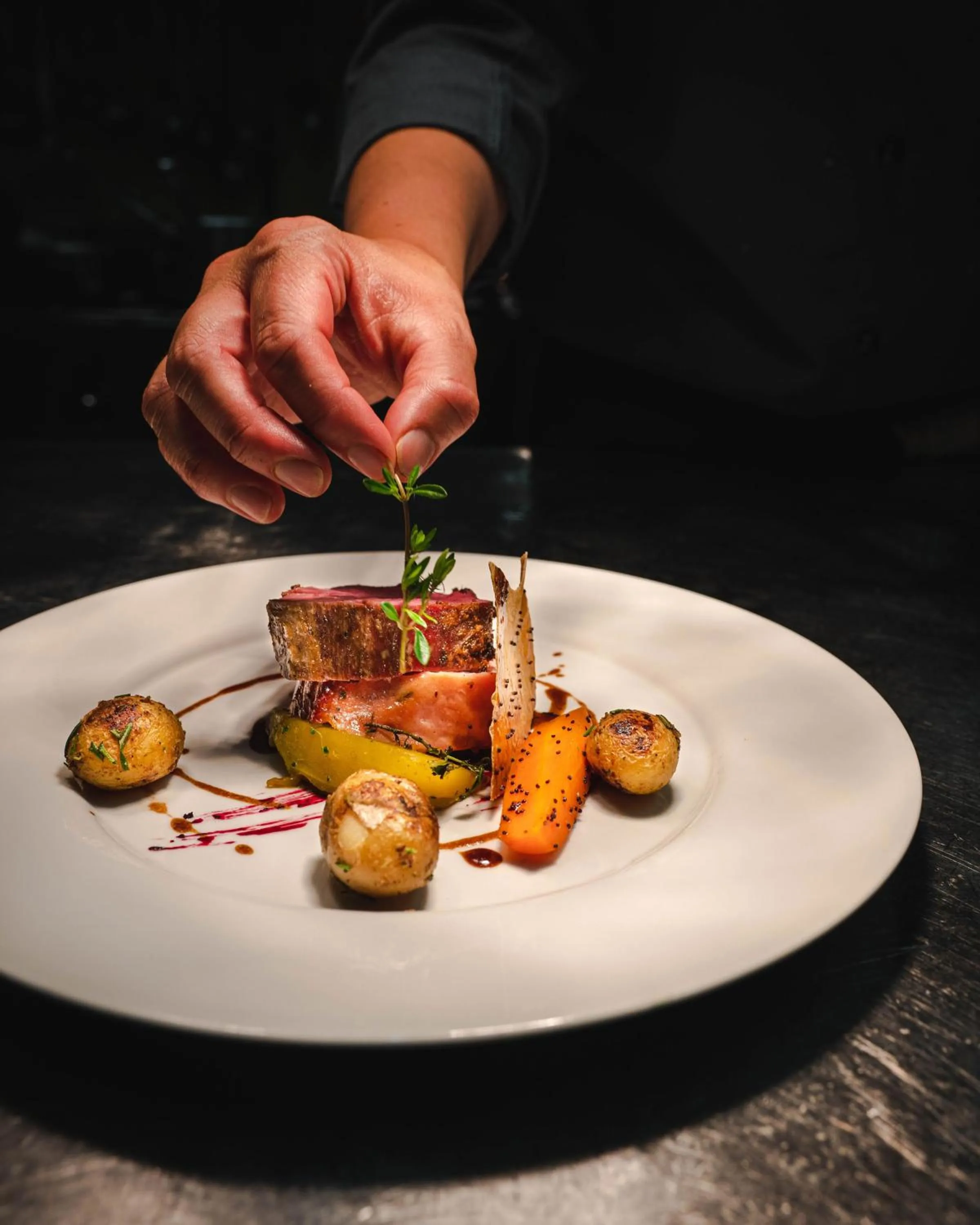 Restaurant/places to eat in Boutique-Hotel Schlüssel