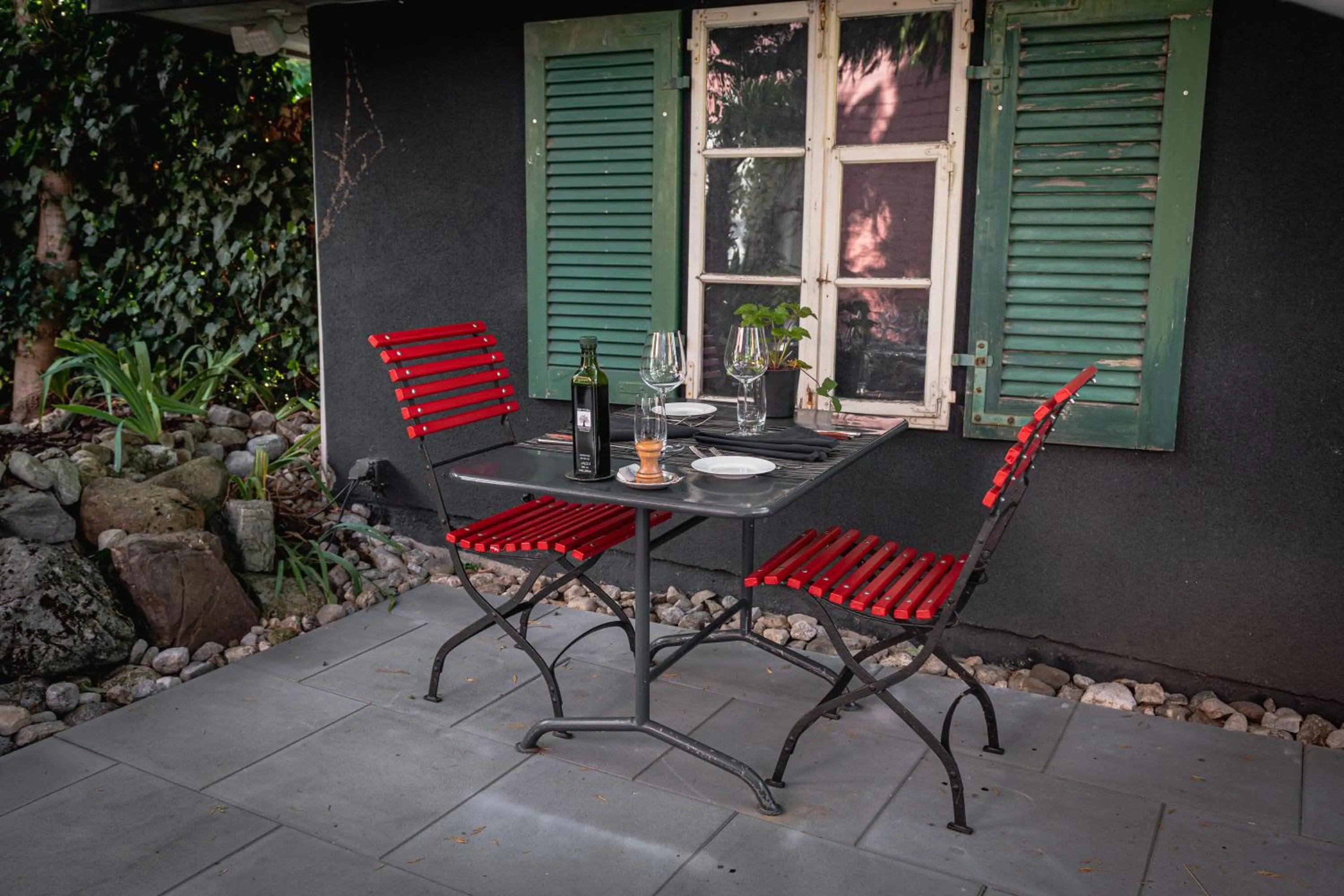 Patio in Boutique-Hotel Schlüssel