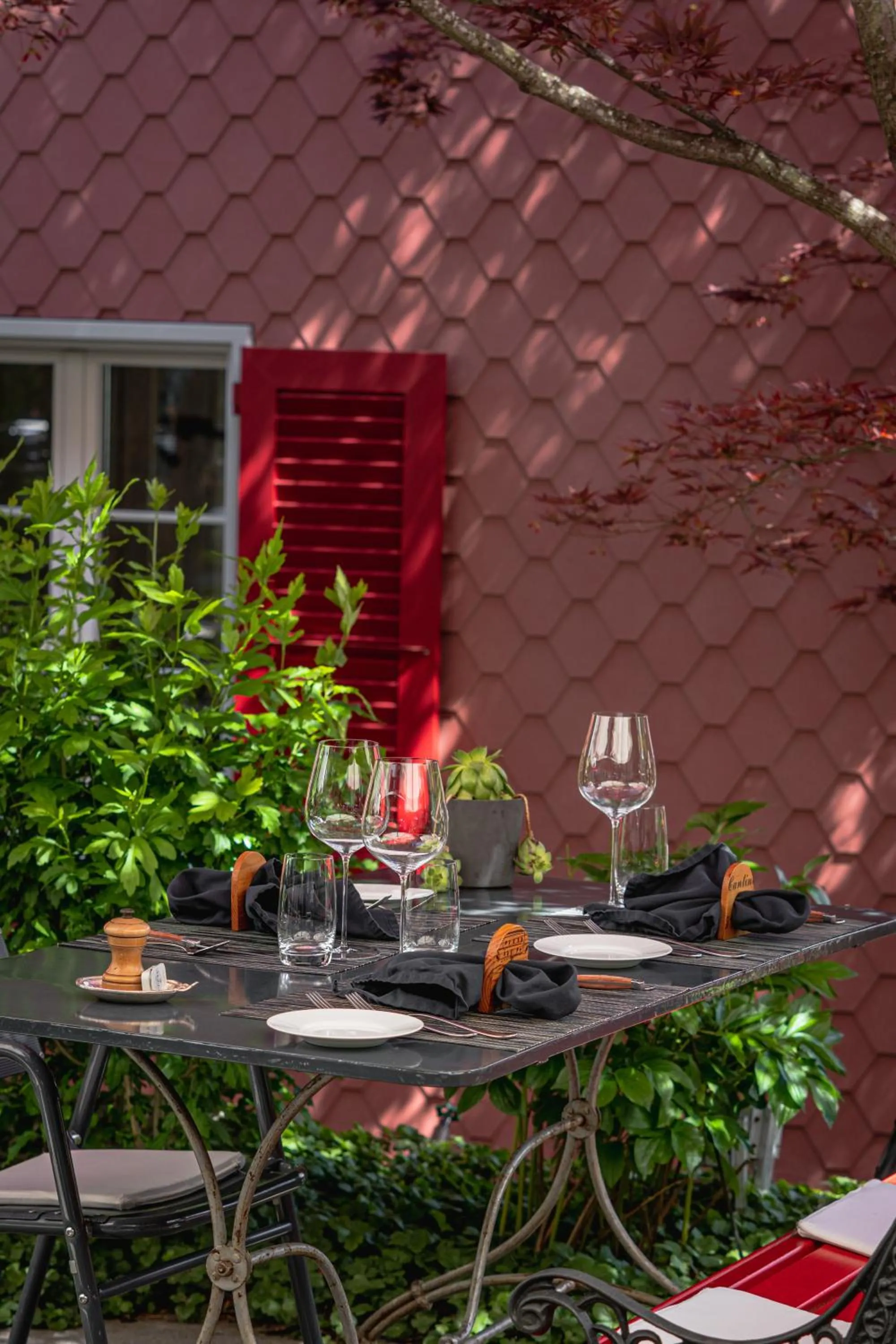 Patio in Boutique-Hotel Schlüssel