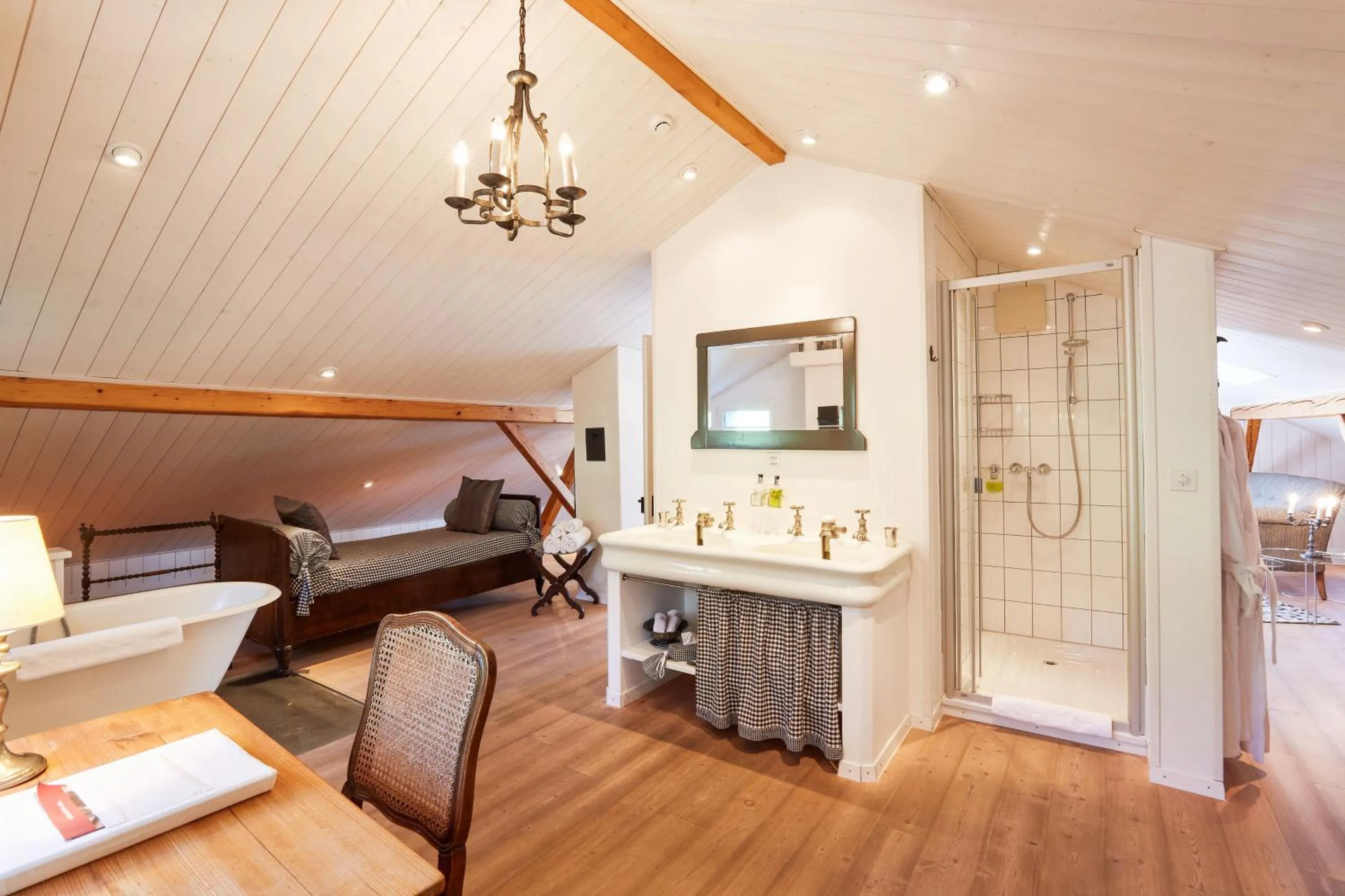 Seating area in Boutique-Hotel Schlüssel