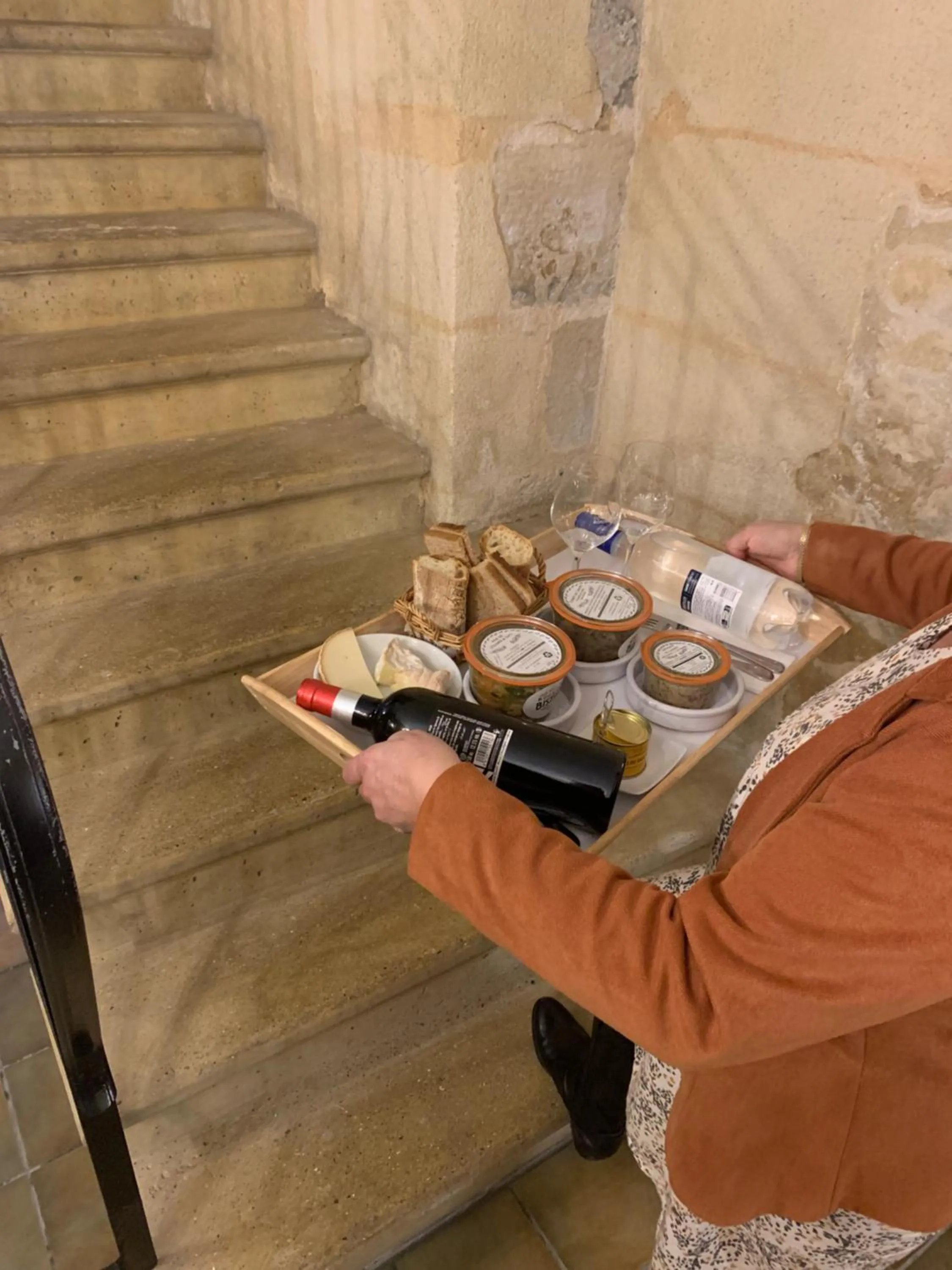 Food close-up in AUBERGE DU PORCHE