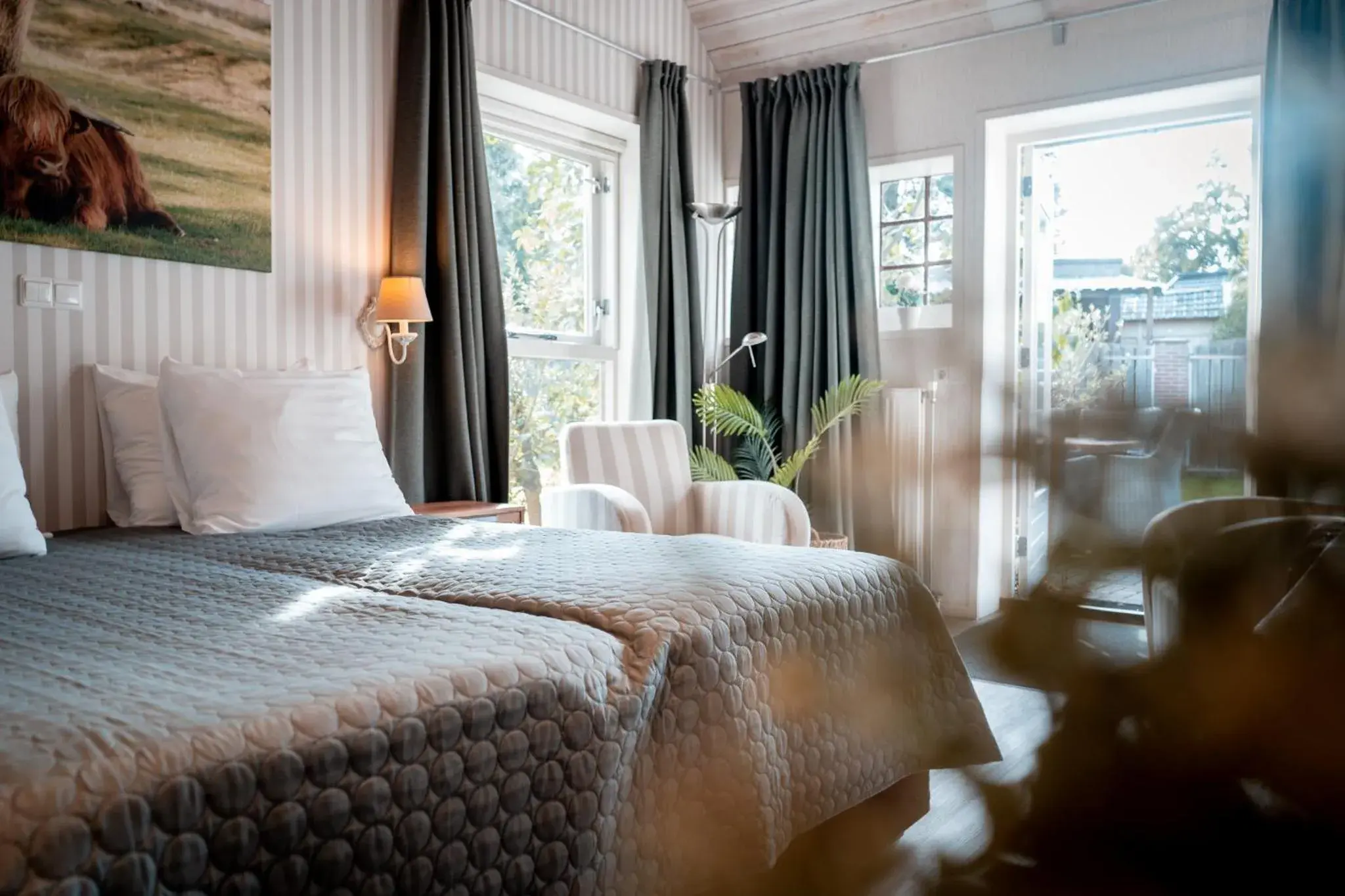 Superior Twin Room with Garden View in Hotel B&B Hoeve de Vredenhof Superior Twin Room with Garden View in Hotel B&B Hoeve de Vredenhof