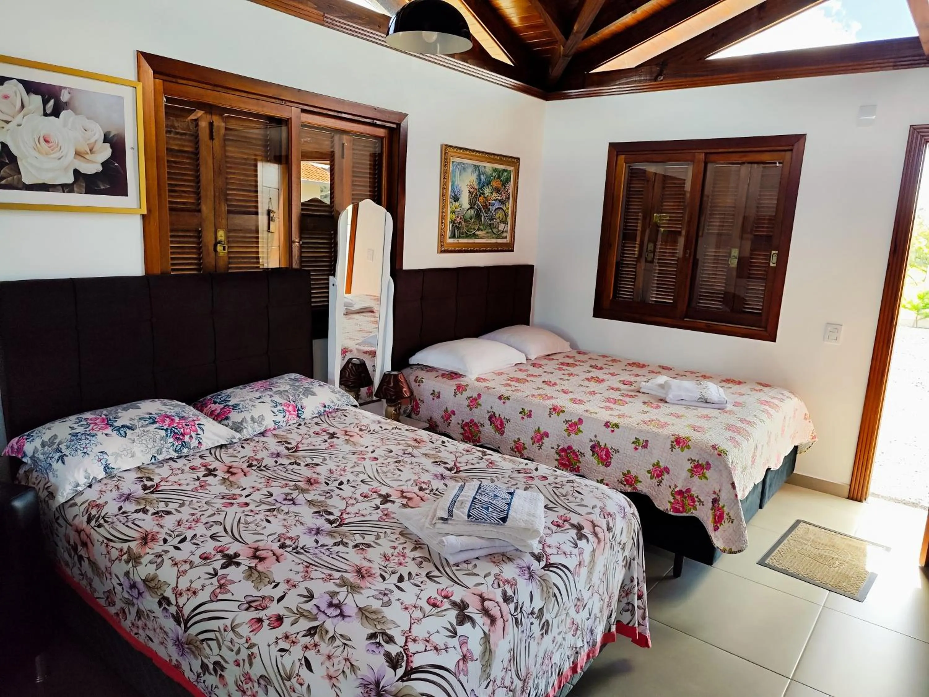 Bed in Pousada Estrela Do Luar