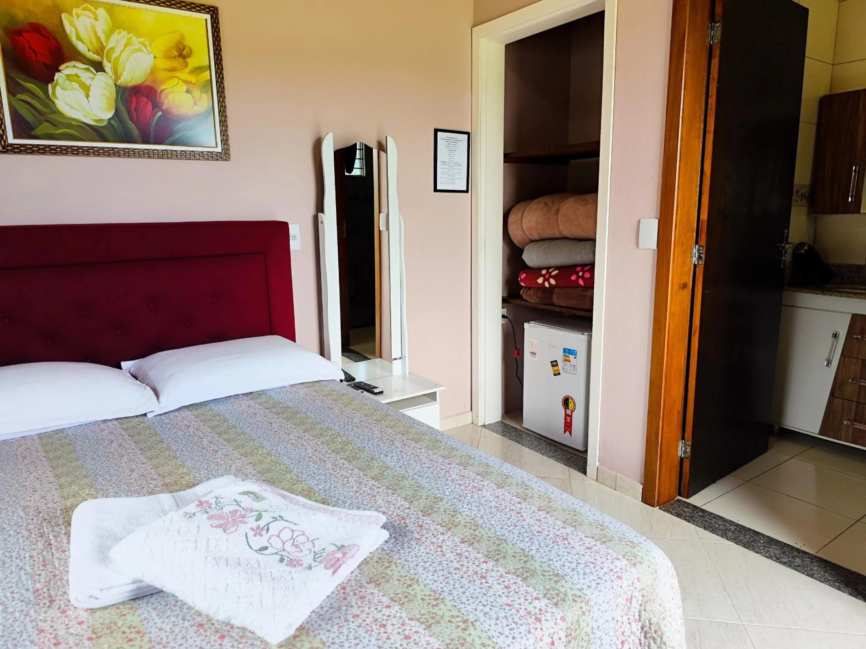 Bed in Pousada Estrela Do Luar