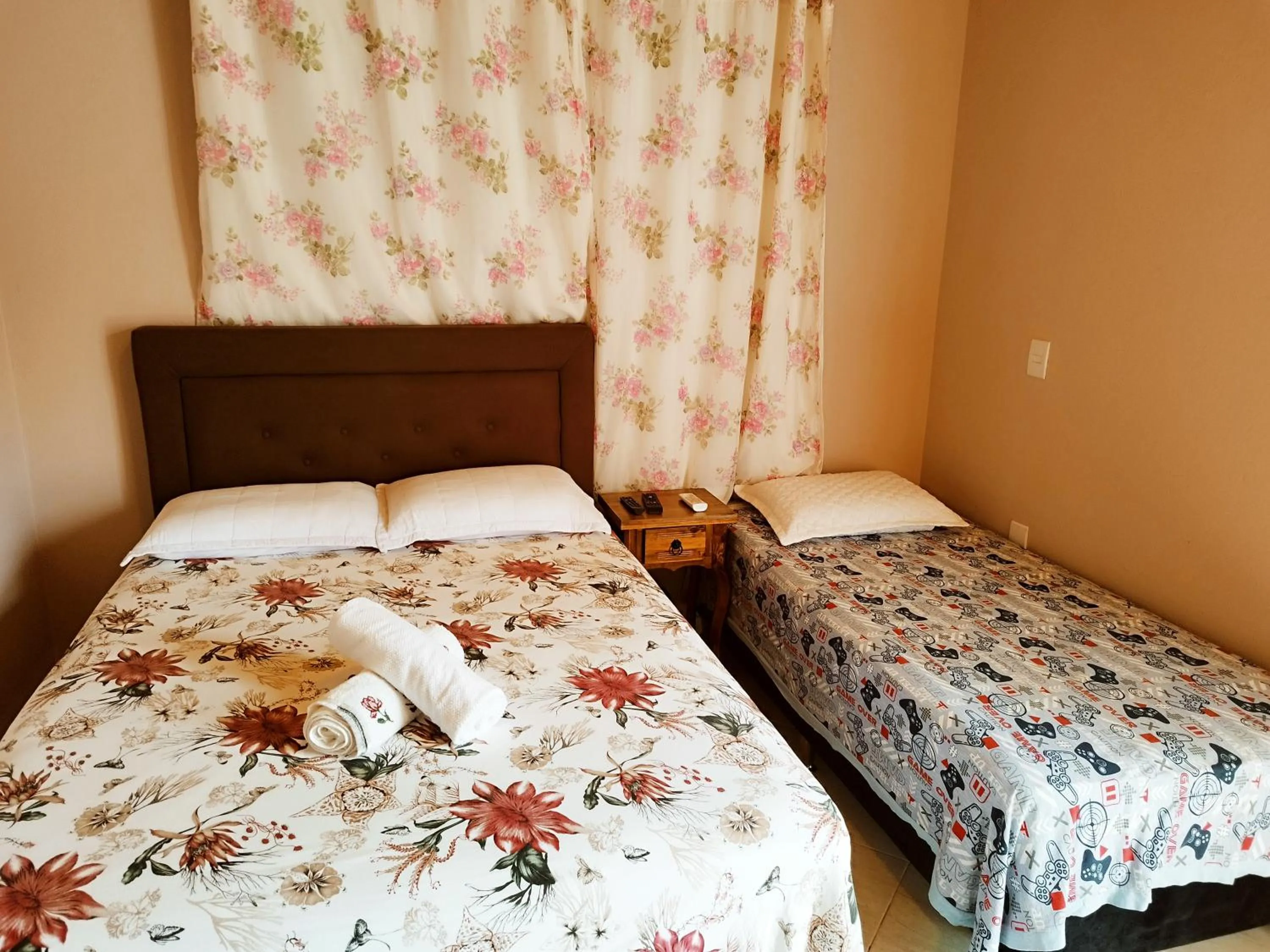 Bed in Pousada Estrela Do Luar