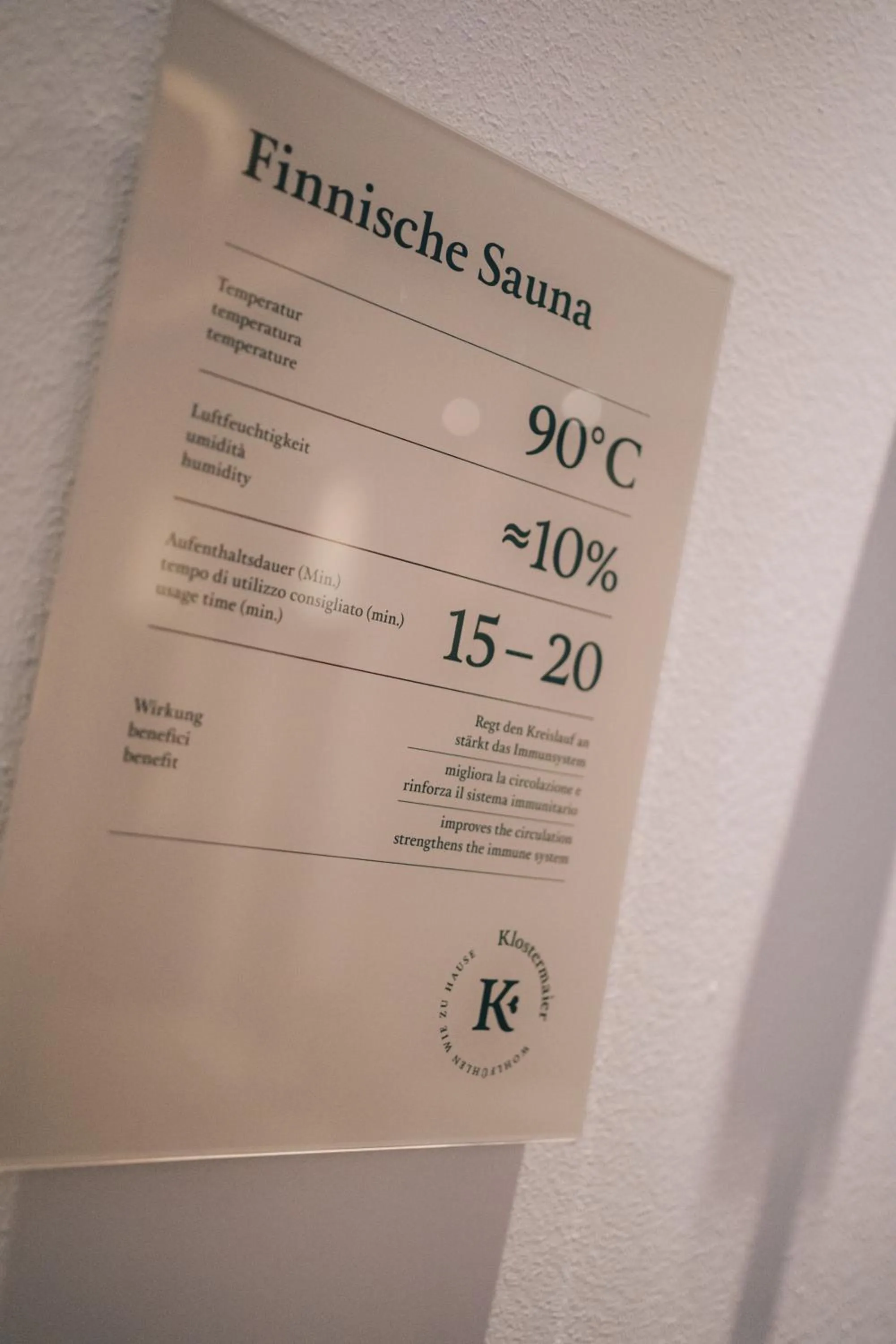 Sauna in Klostermaier Hotel & Restaurant