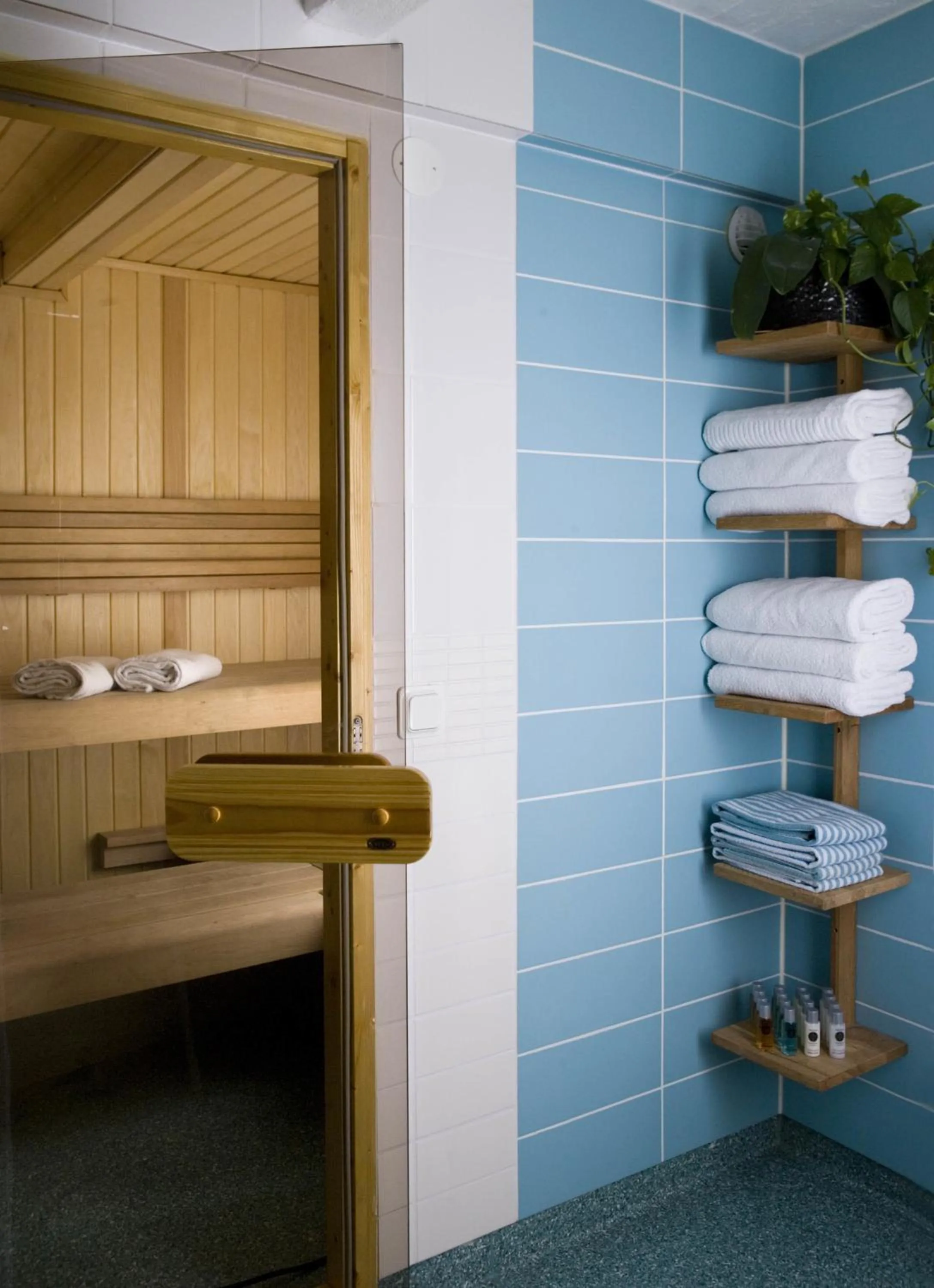 Sauna in Hotell Blå Blom