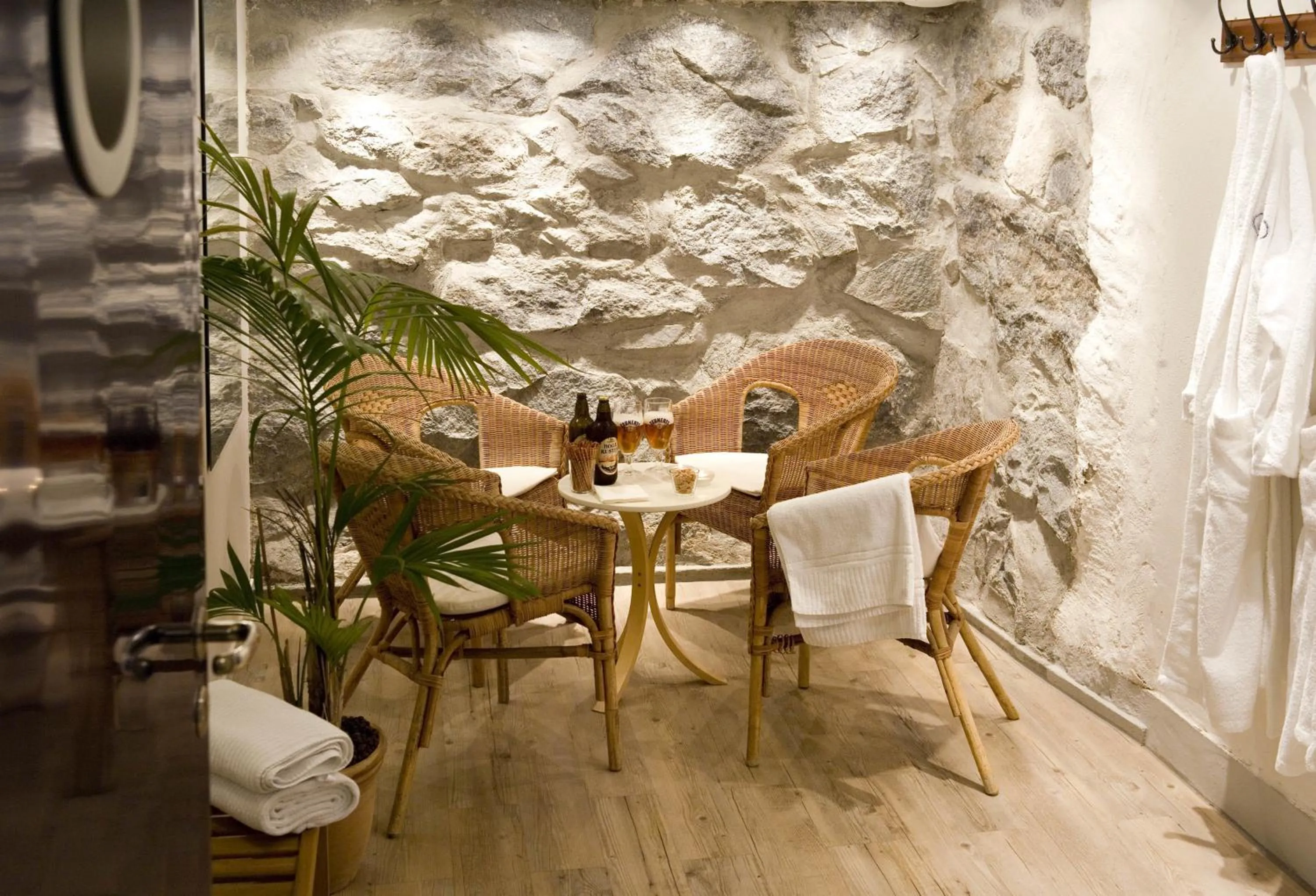 Sauna in Hotell Blå Blom