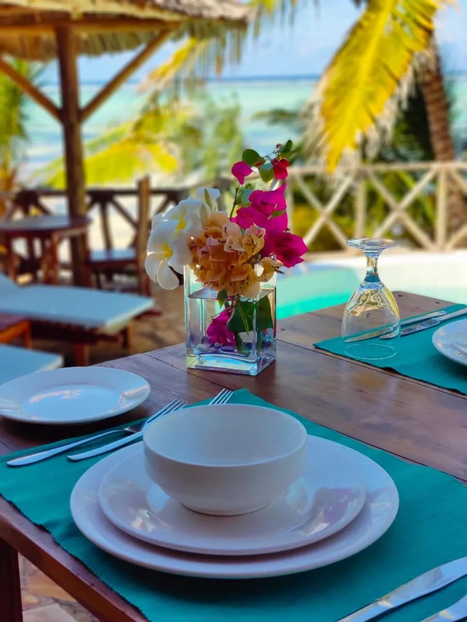 Dining area in Villa Fleur De Lys