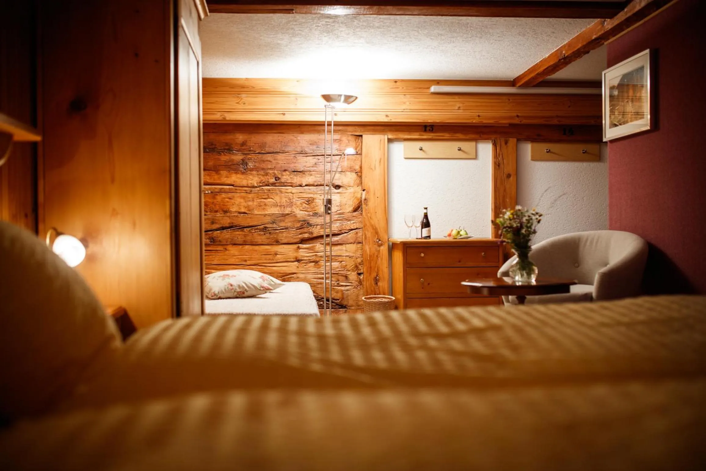 Photo of the whole room, Bed in Hotel Nufenen