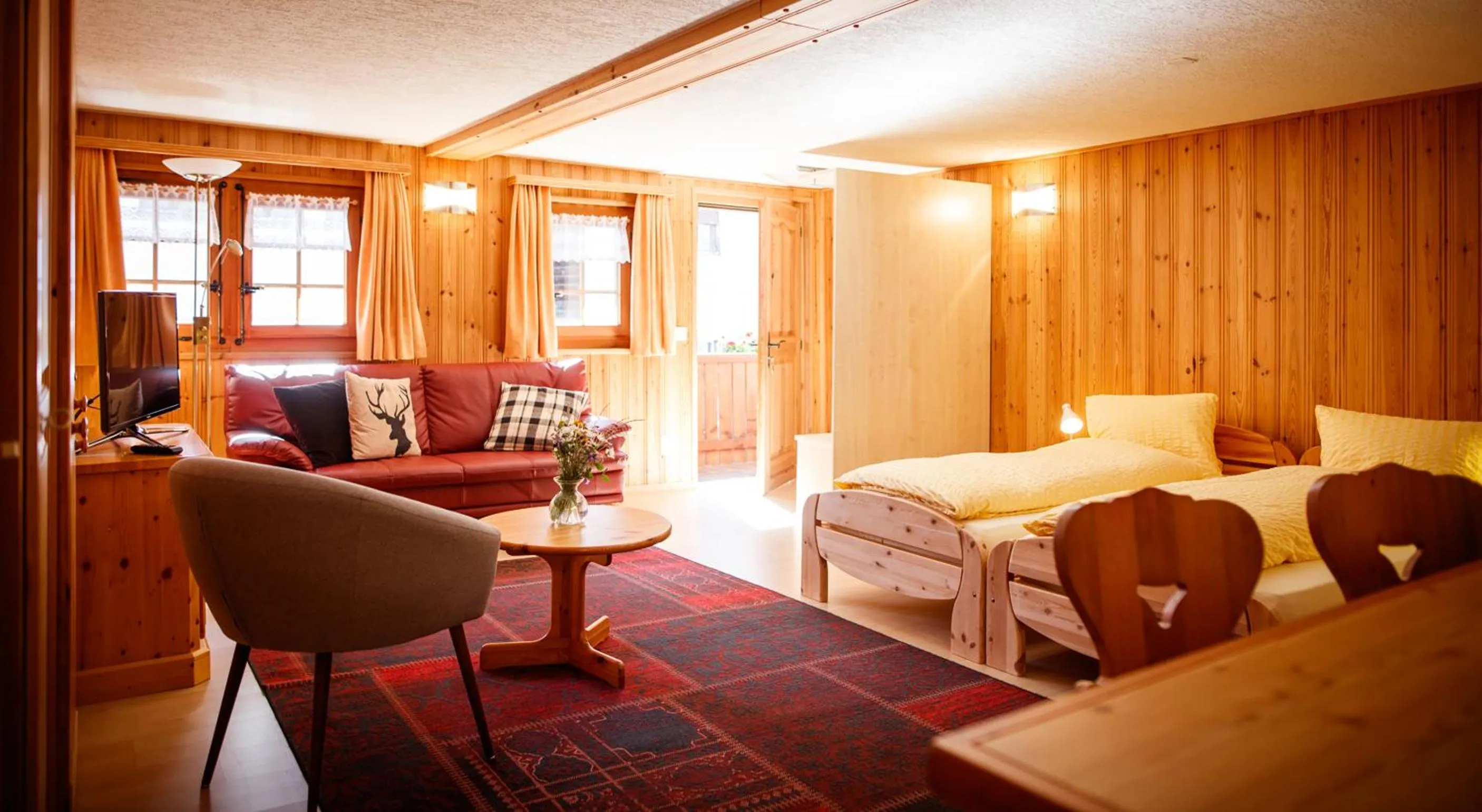 Photo of the whole room, Bed in Hotel Nufenen