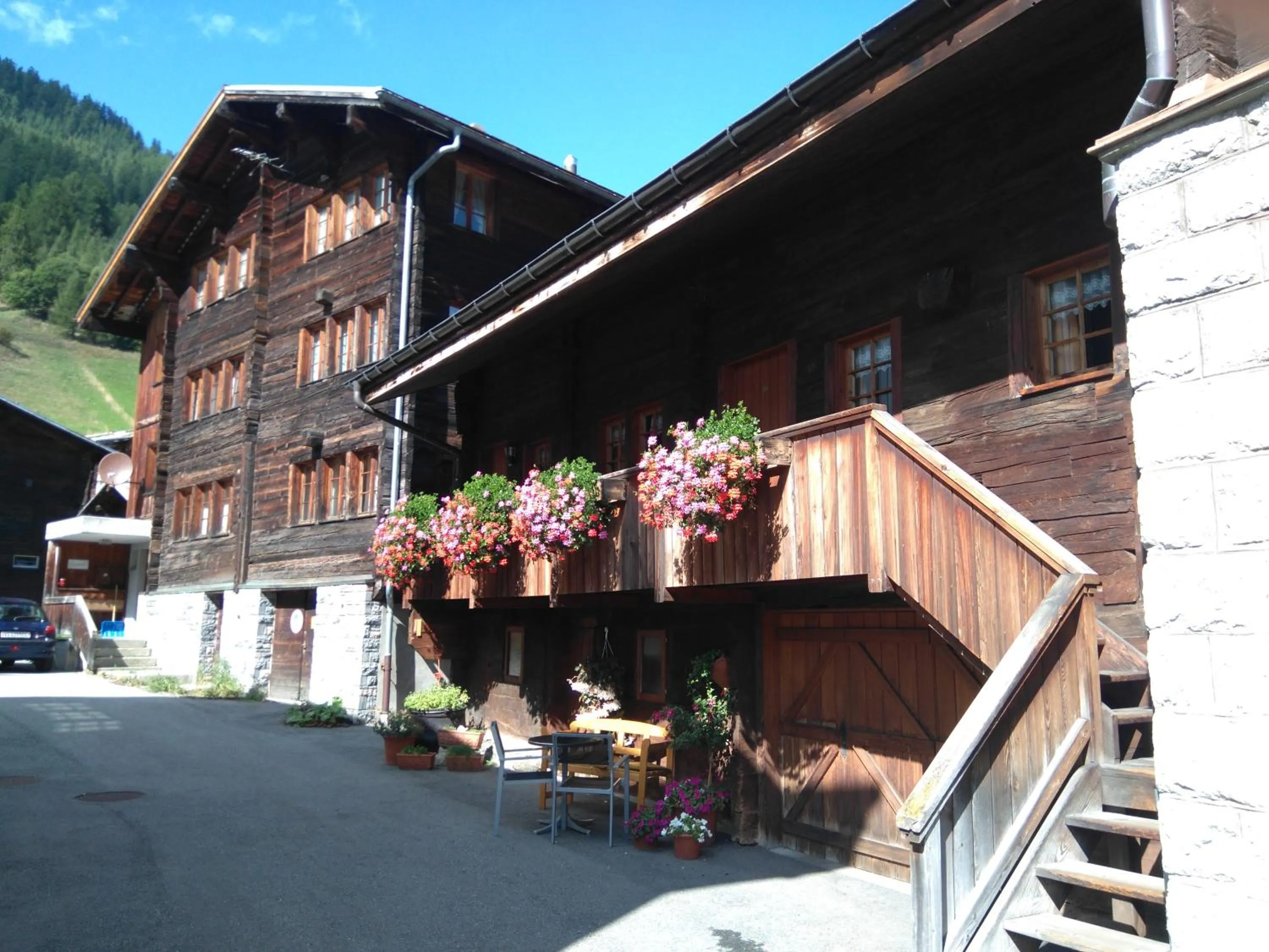Balcony/Terrace in Hotel Nufenen