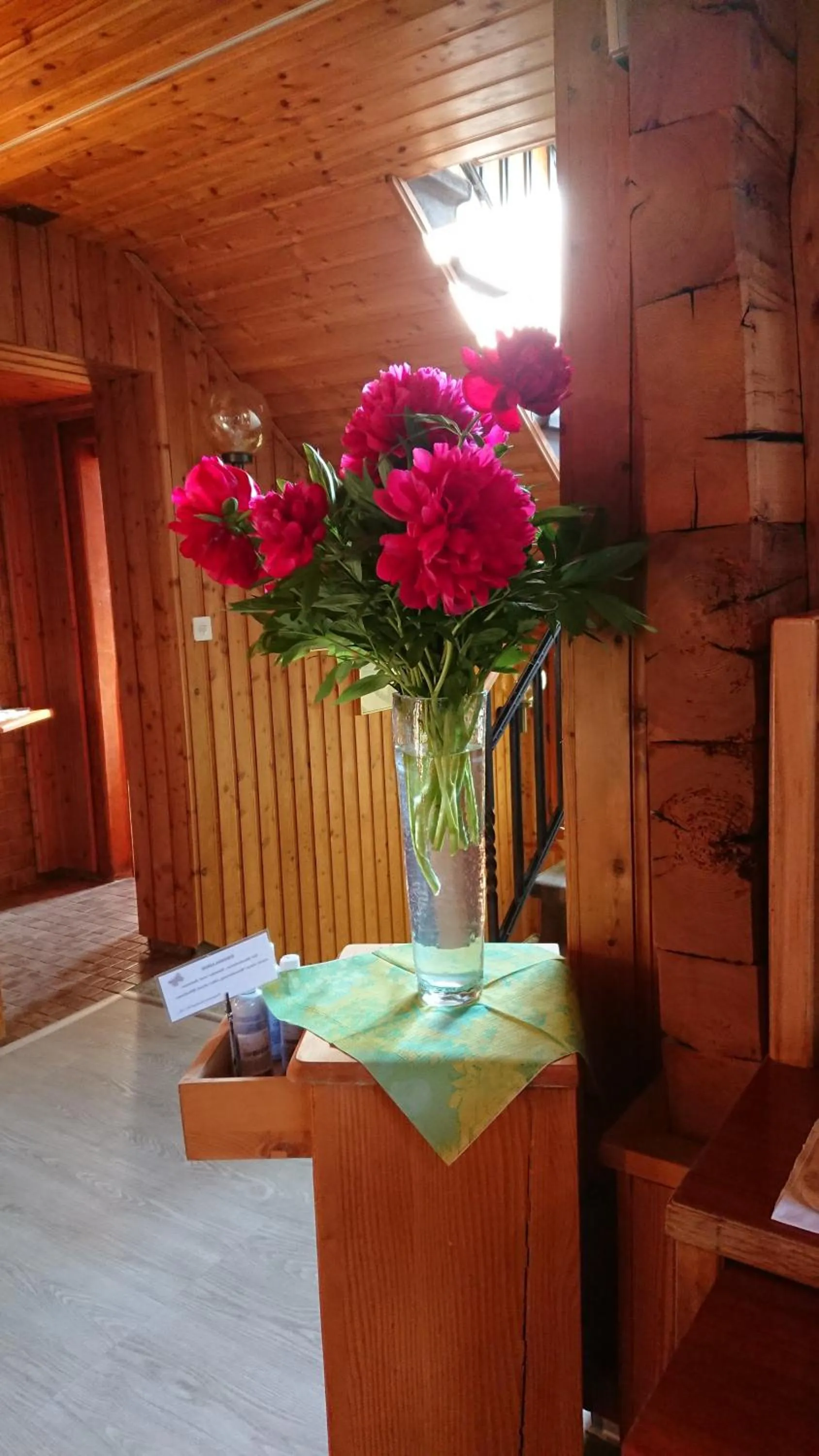 Lobby or reception in Hotel Nufenen