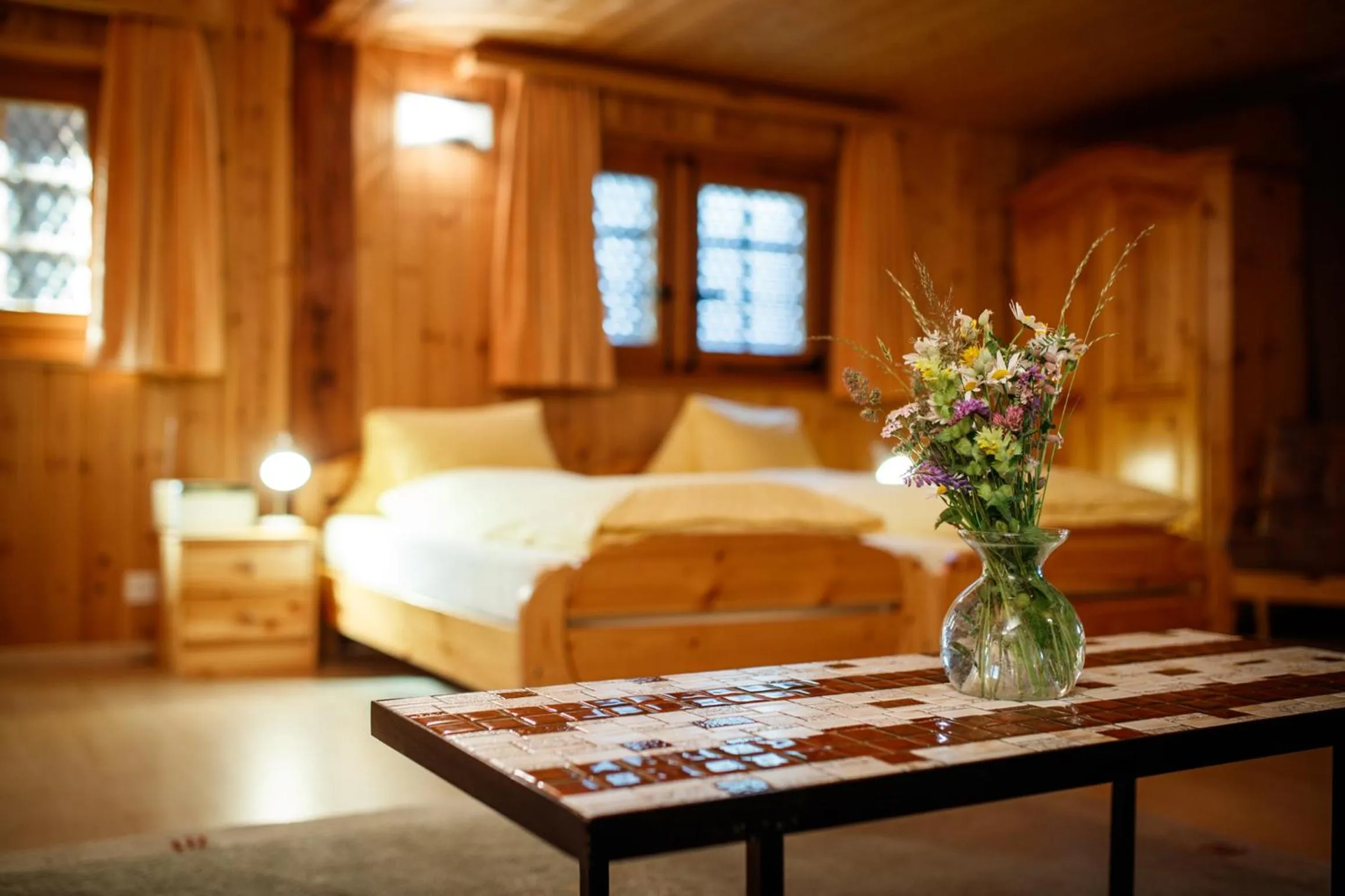 Photo of the whole room, Bed in Hotel Nufenen