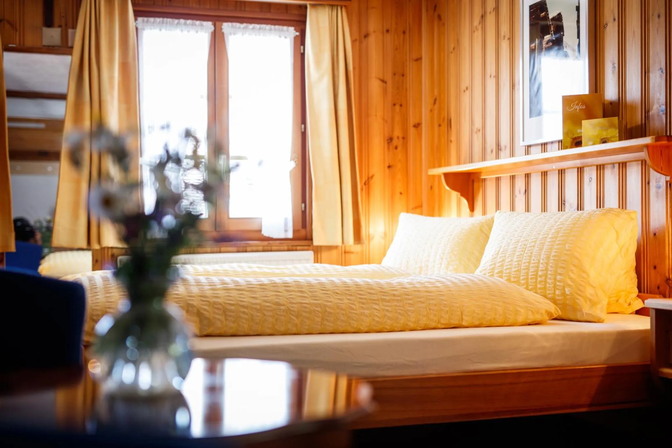 Photo of the whole room, Bed in Hotel Nufenen