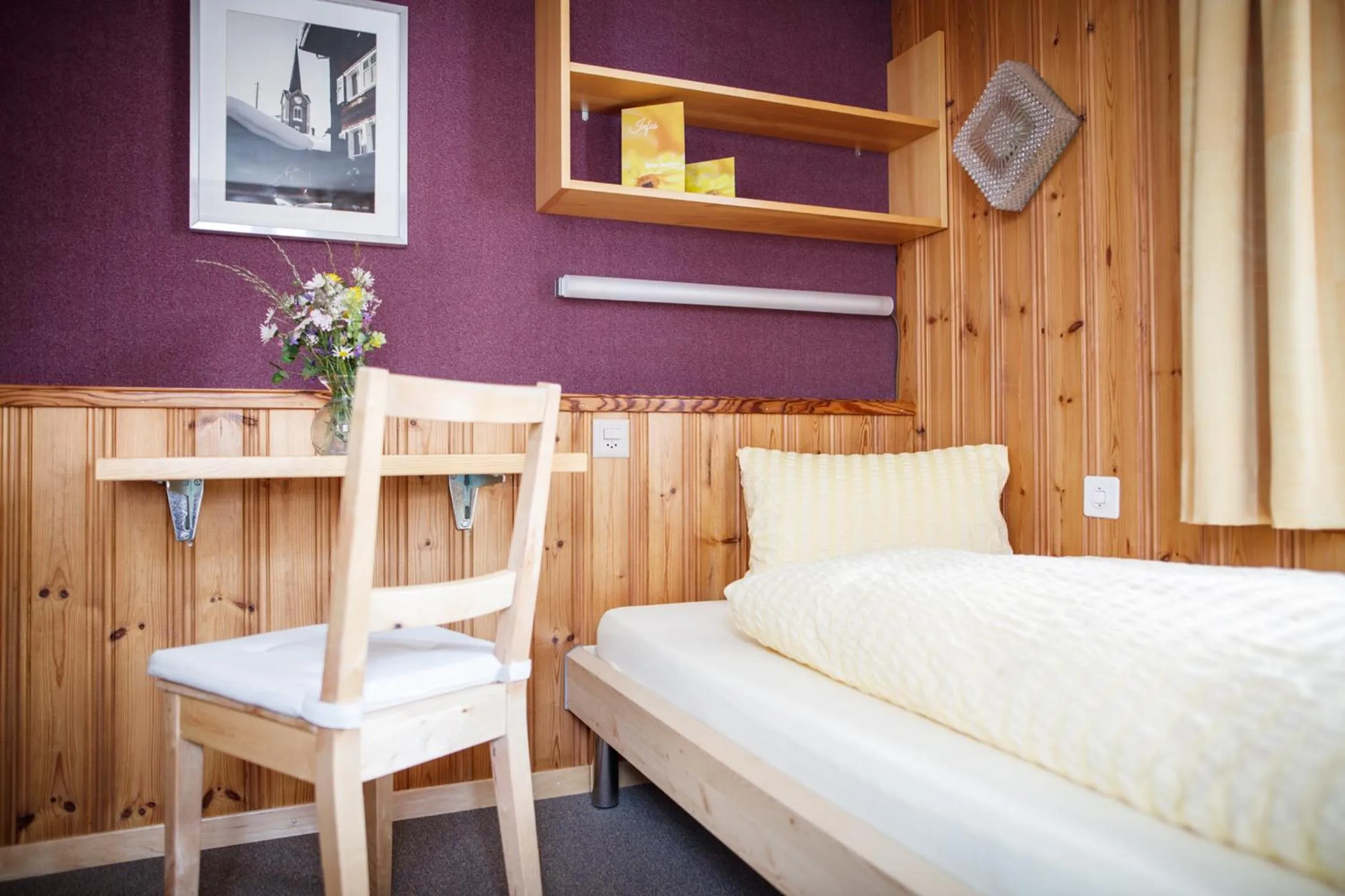 Photo of the whole room, Bed in Hotel Nufenen