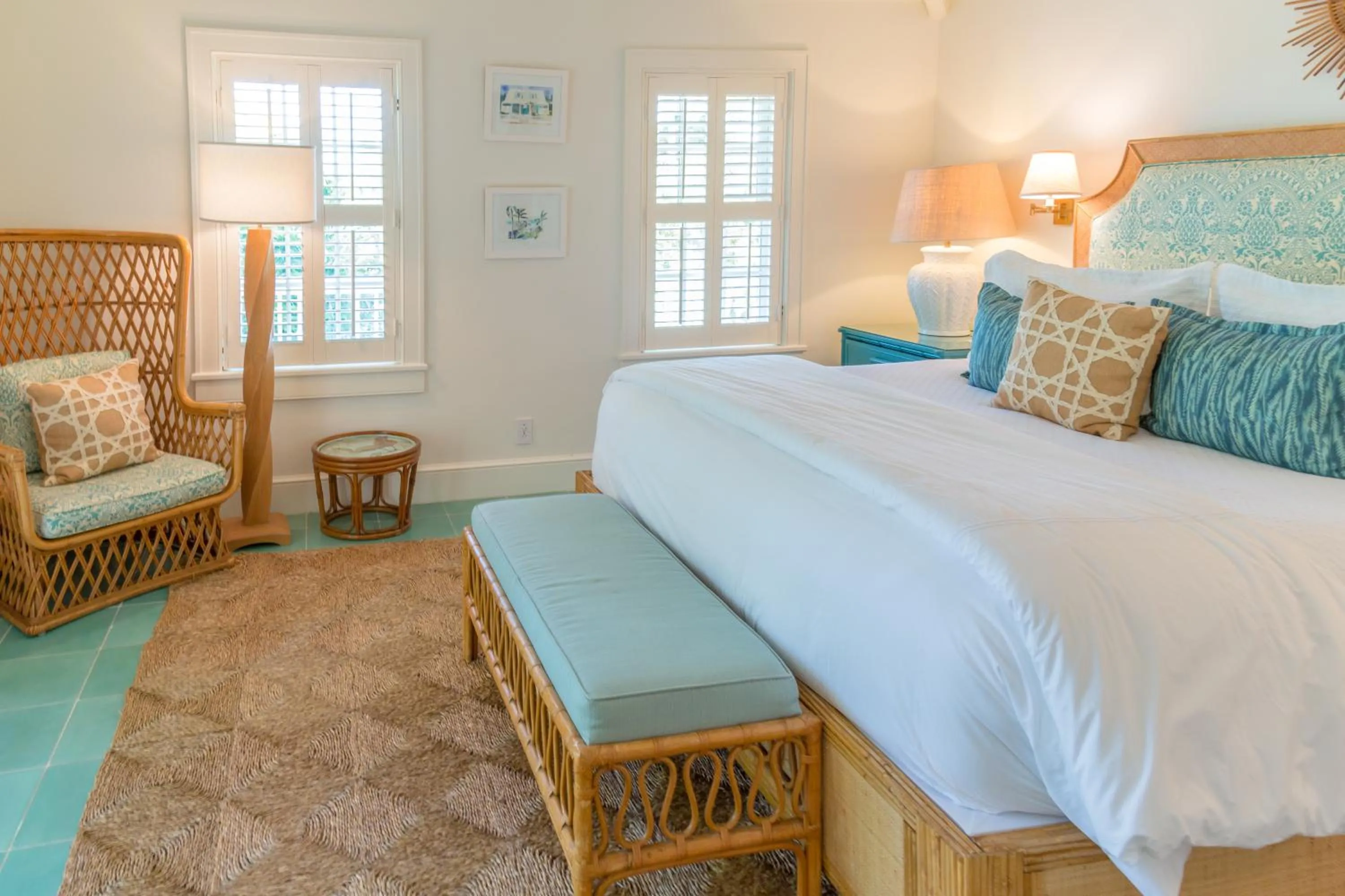 Bed in Eleven Bahama House