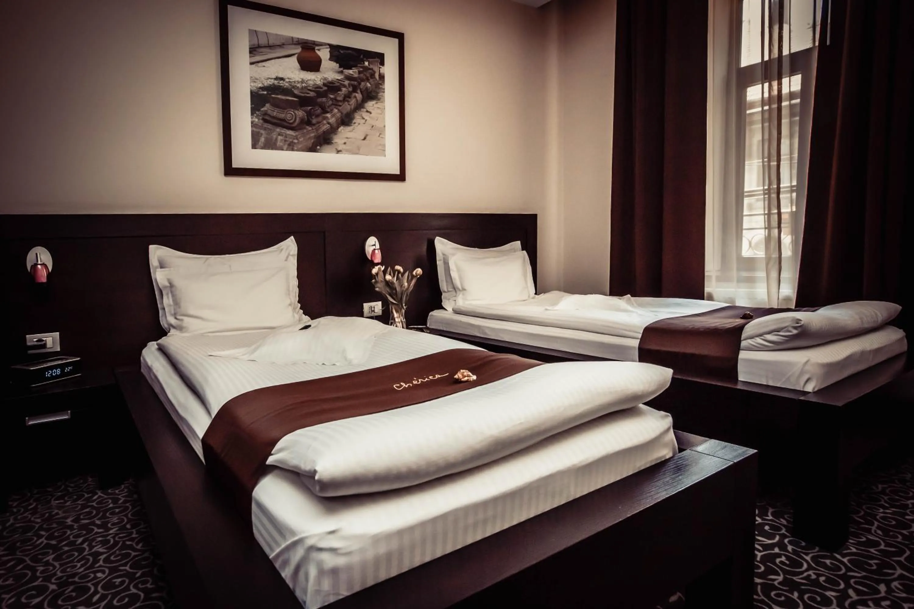 Bed in Hotel Cherica