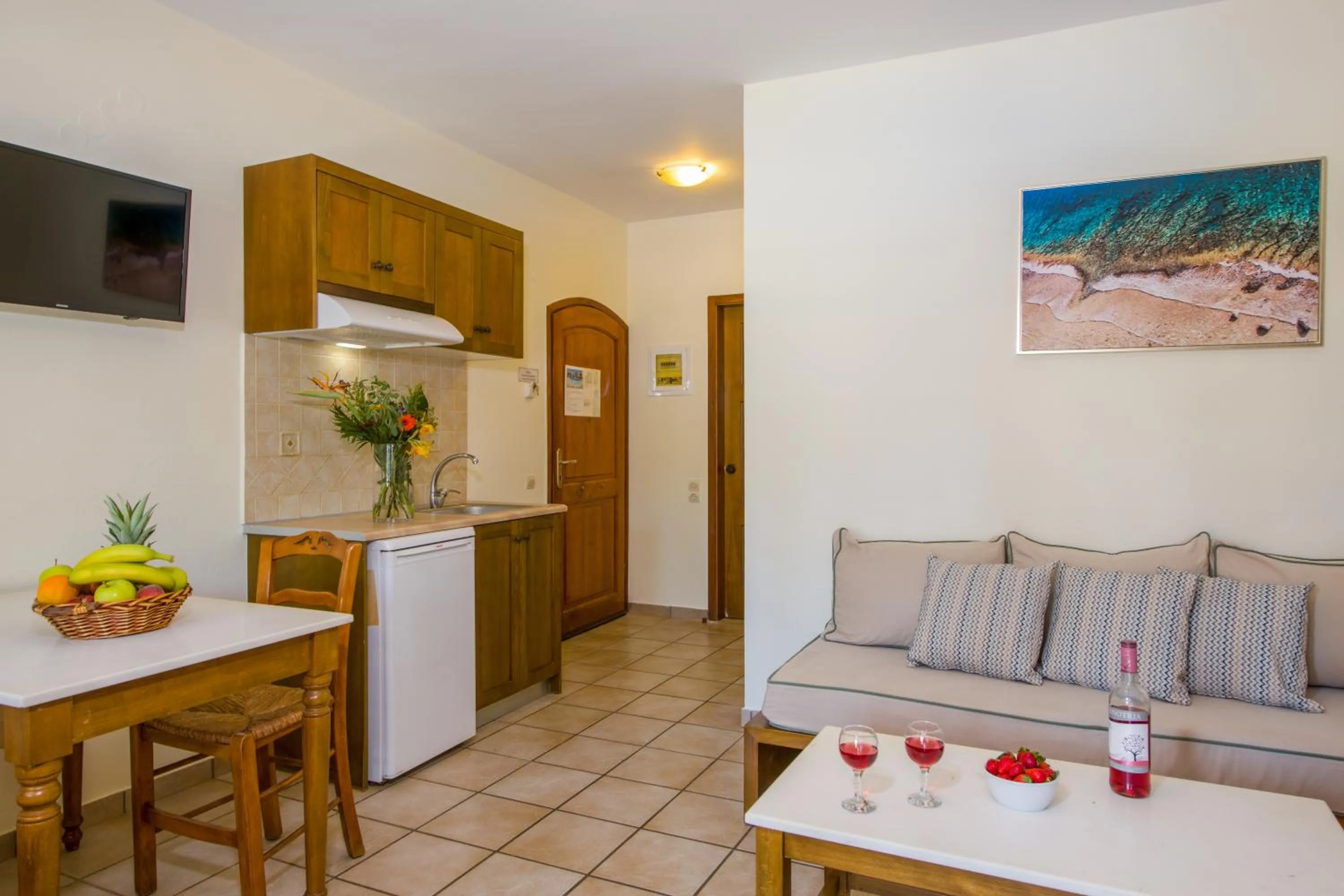 Living room in Omega Platanias