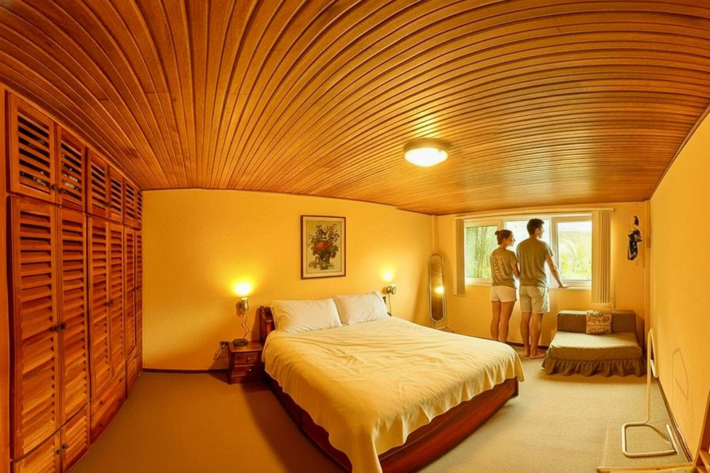 People, Bed in La Casa del Molino Blanco B&B