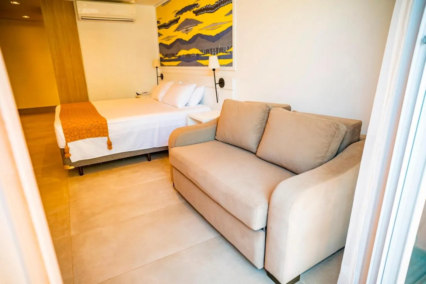 Bed in Vistabela Resort & Spa