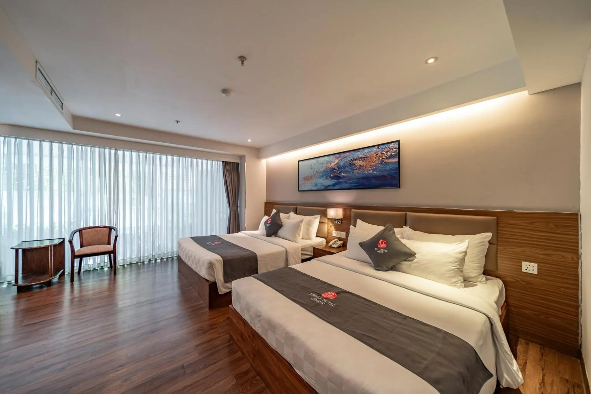 Bed in Edoya Hotel Ben Thanh