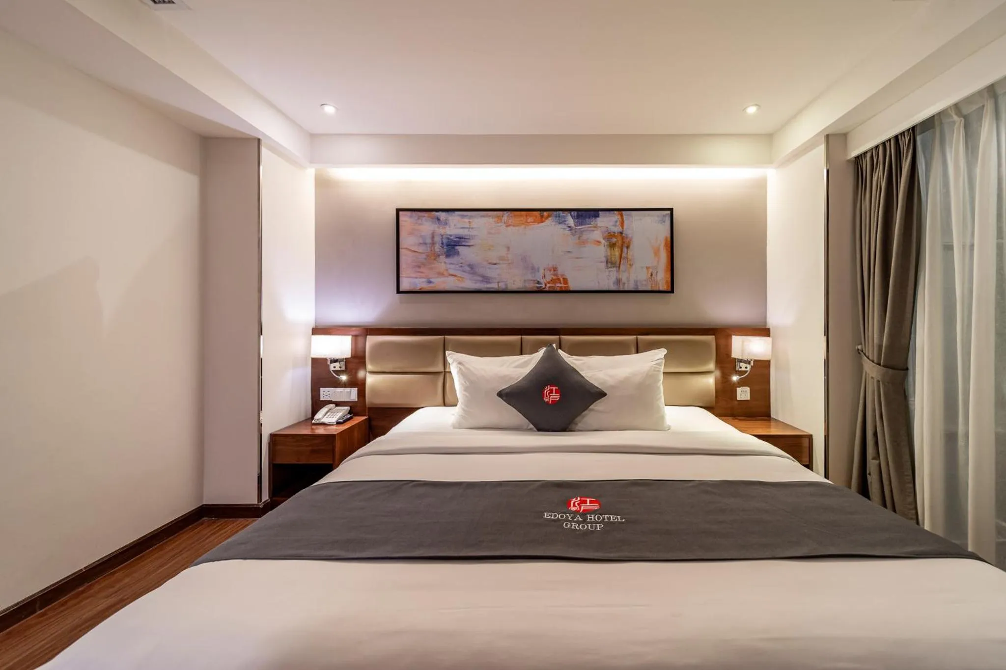 Bed in Edoya Hotel Ben Thanh