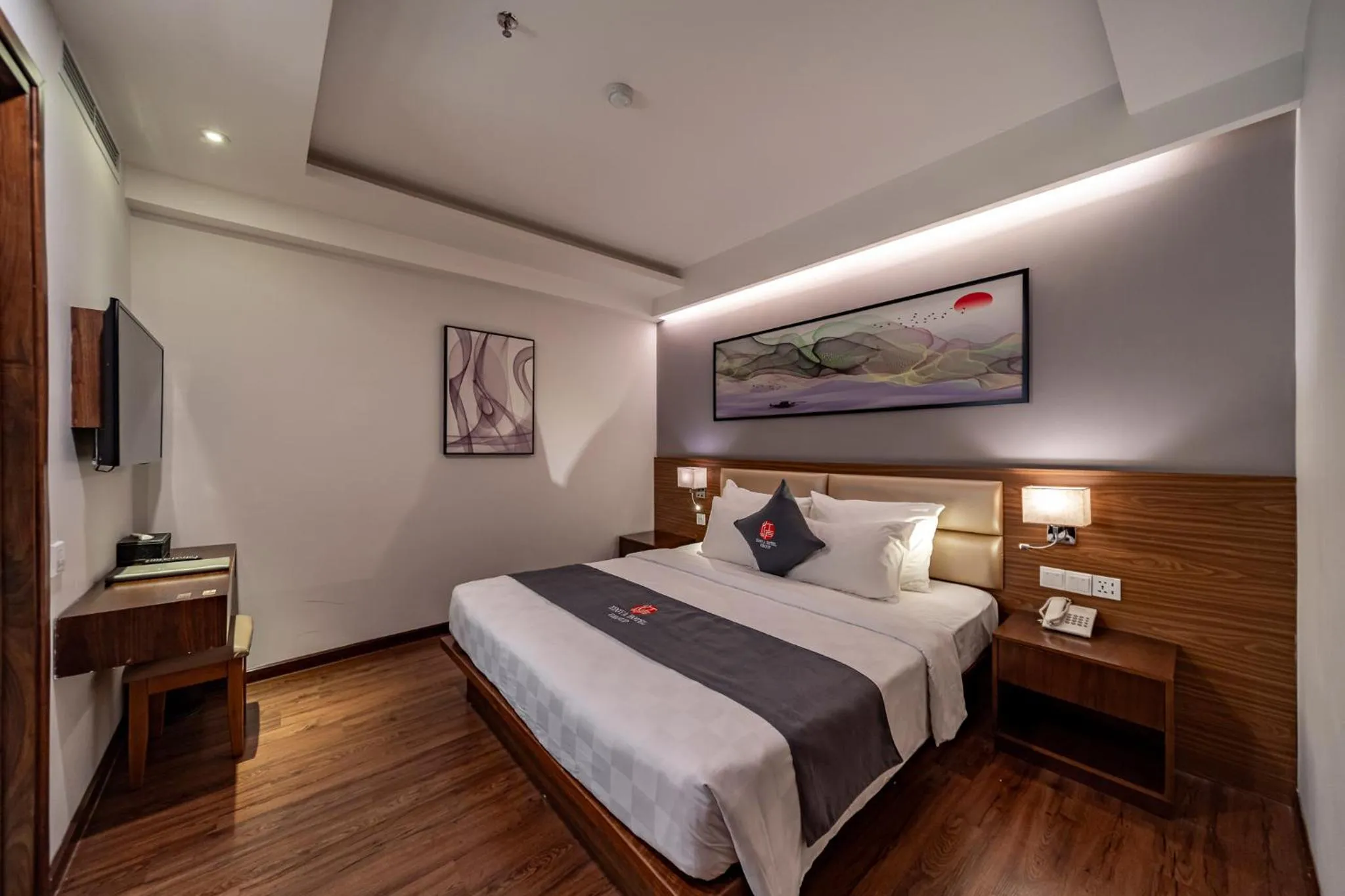 Bed in Edoya Hotel Ben Thanh