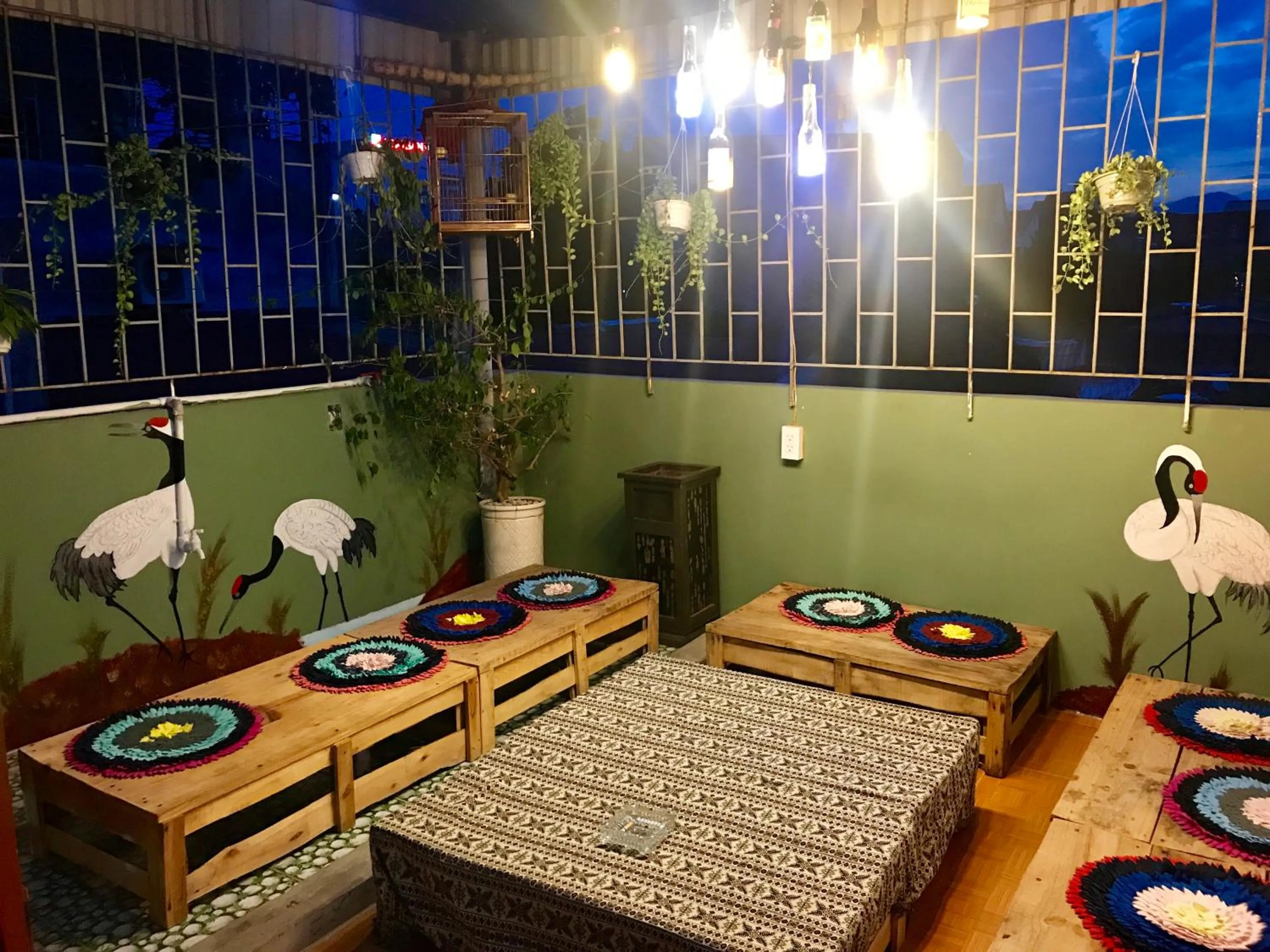 Dining area, Bed in Hava Homestay