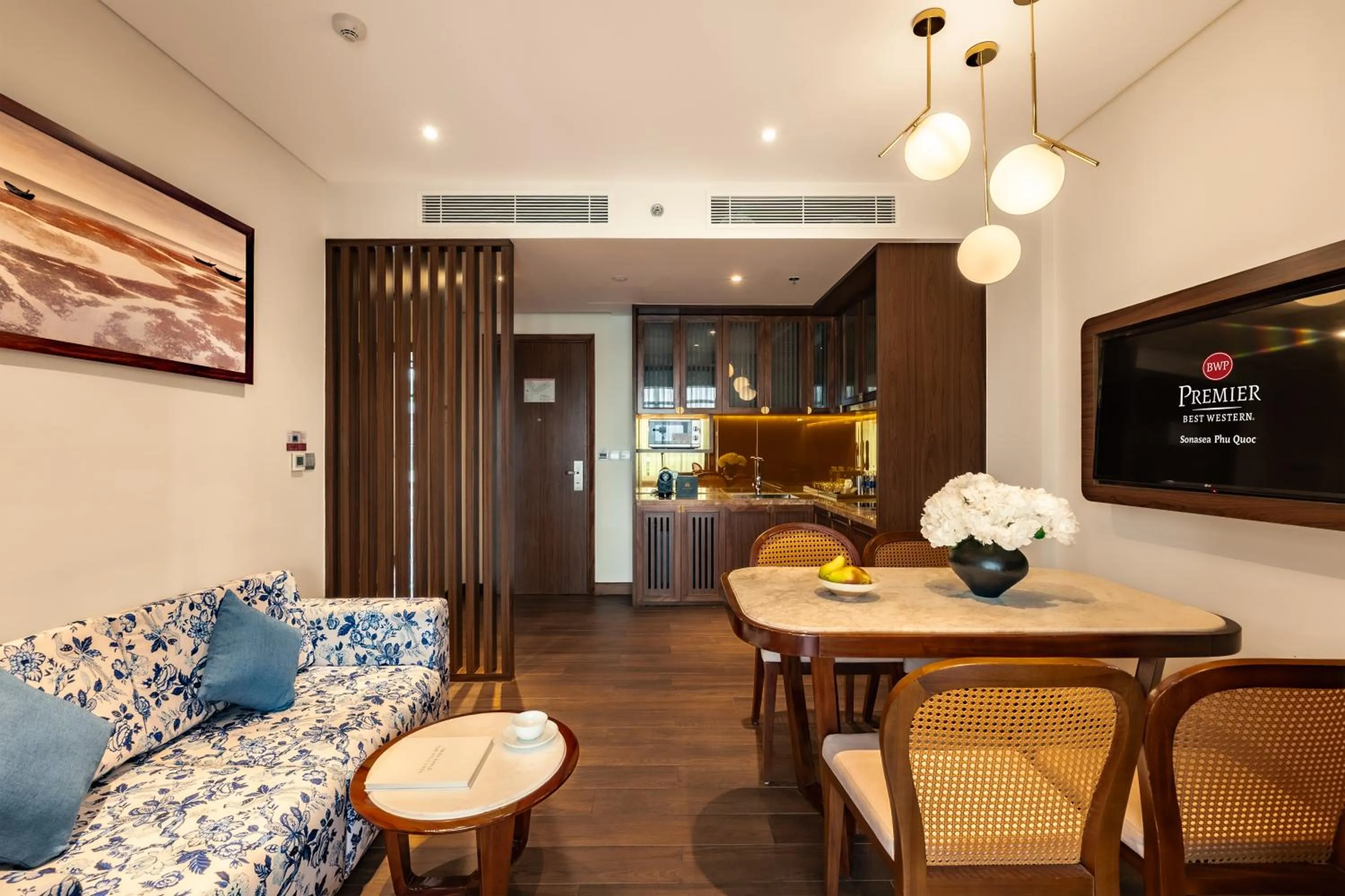 Living room in Best Western Premier Sonasea Phu Quoc